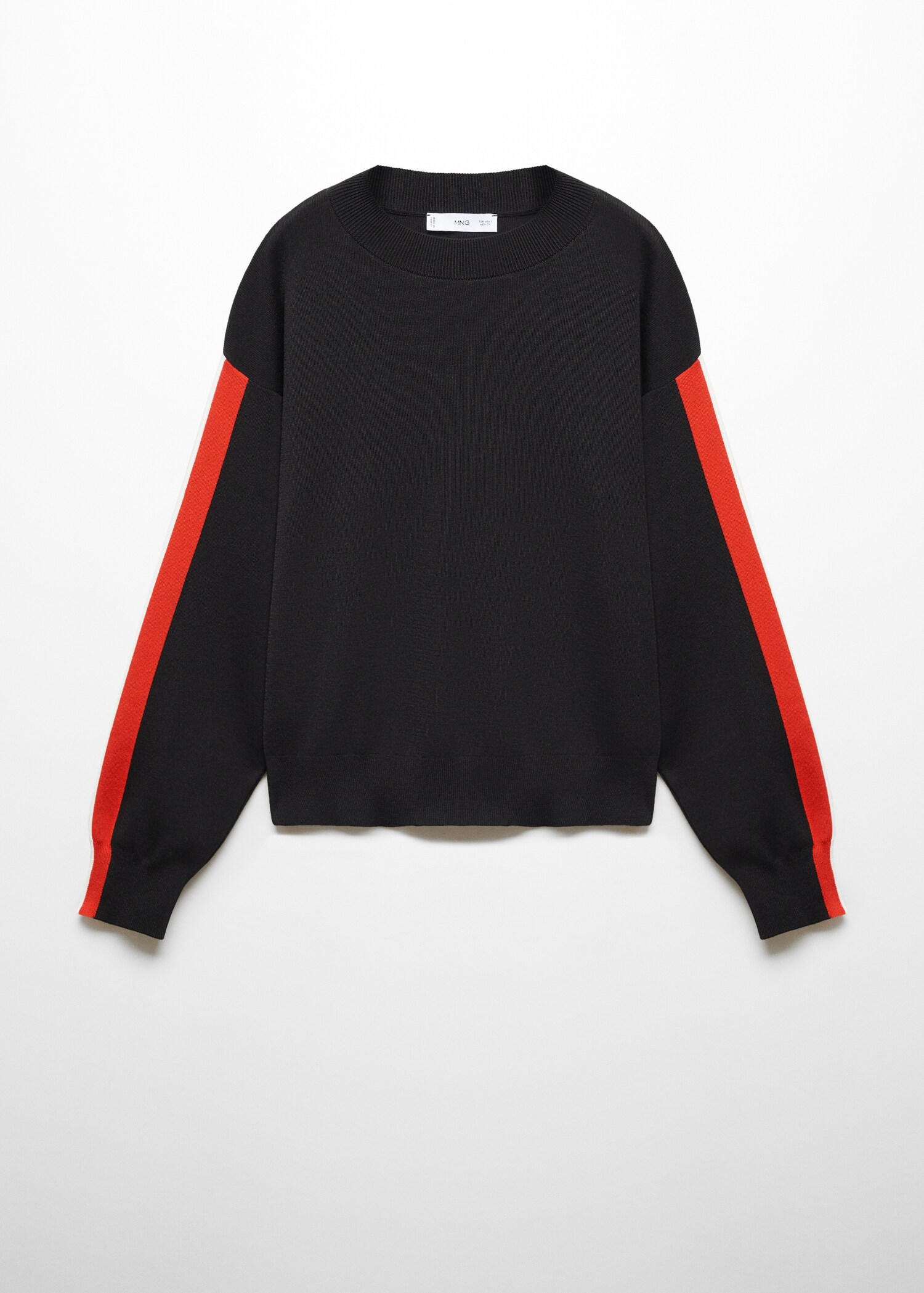 Round-neck knitted sweater - Article without model