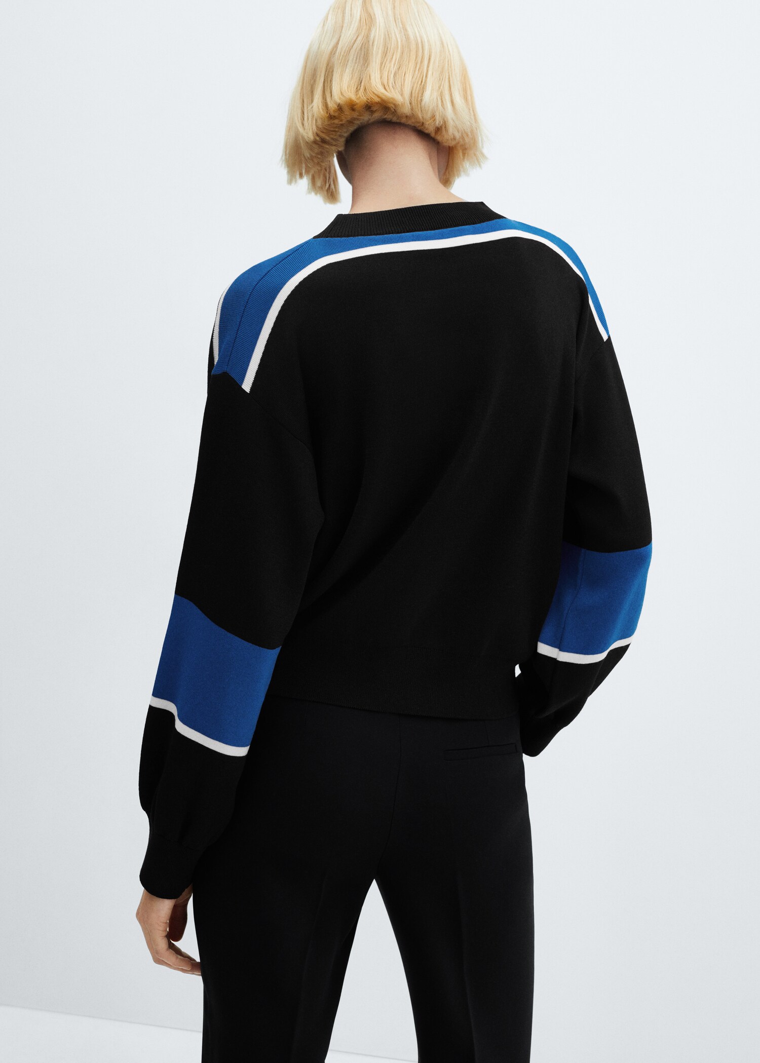Pull-over maille col rond - Verso de l’article