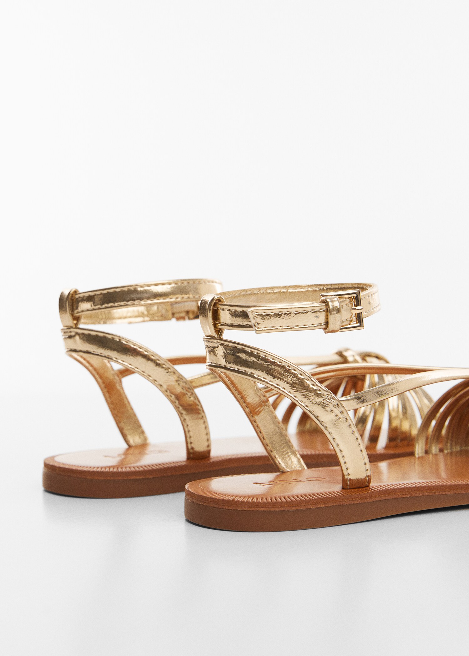 Sandalen mit gerafften Riemchen - Detail des Artikels 1