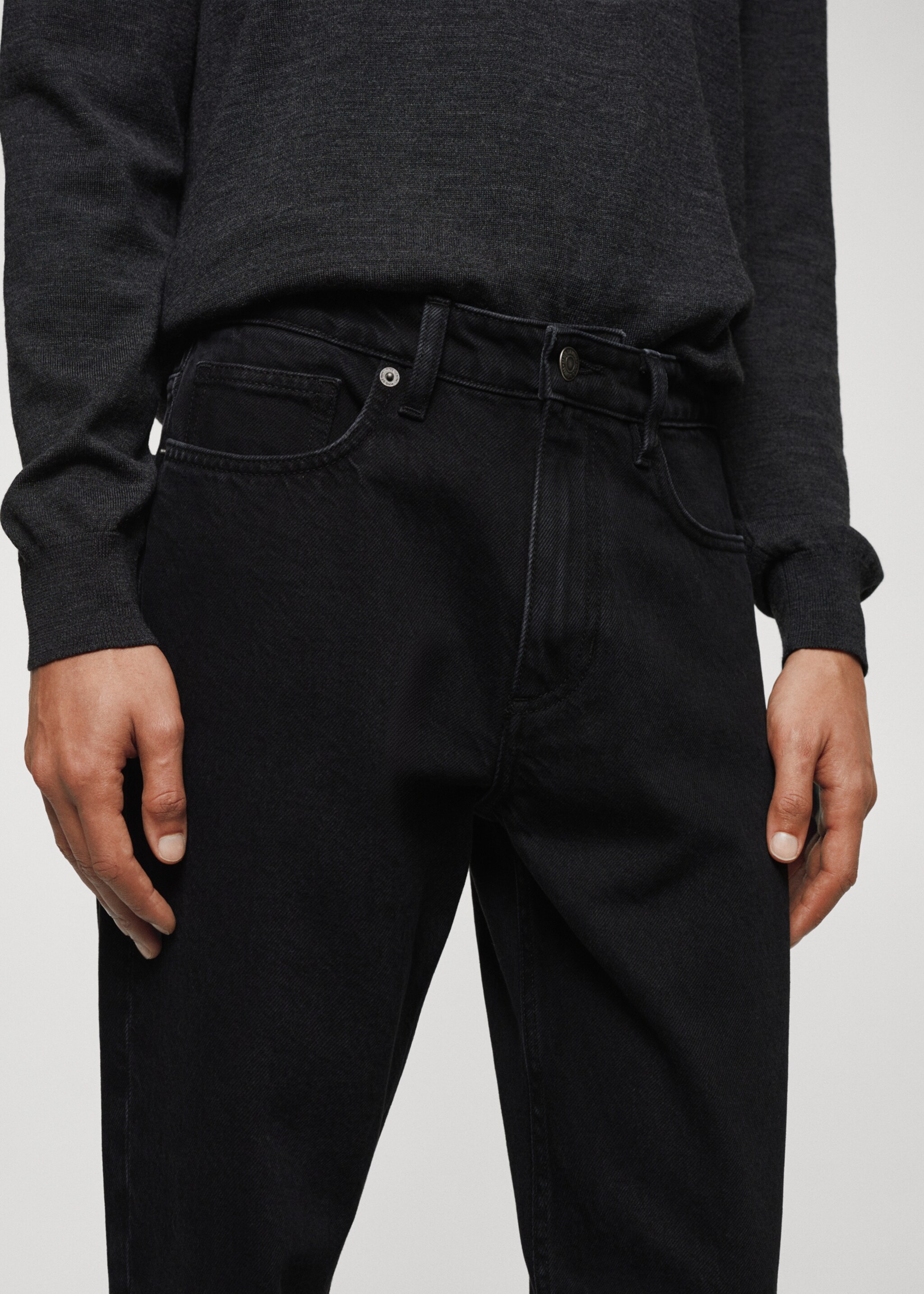 Tapered-fit jeans - Details of the article 1