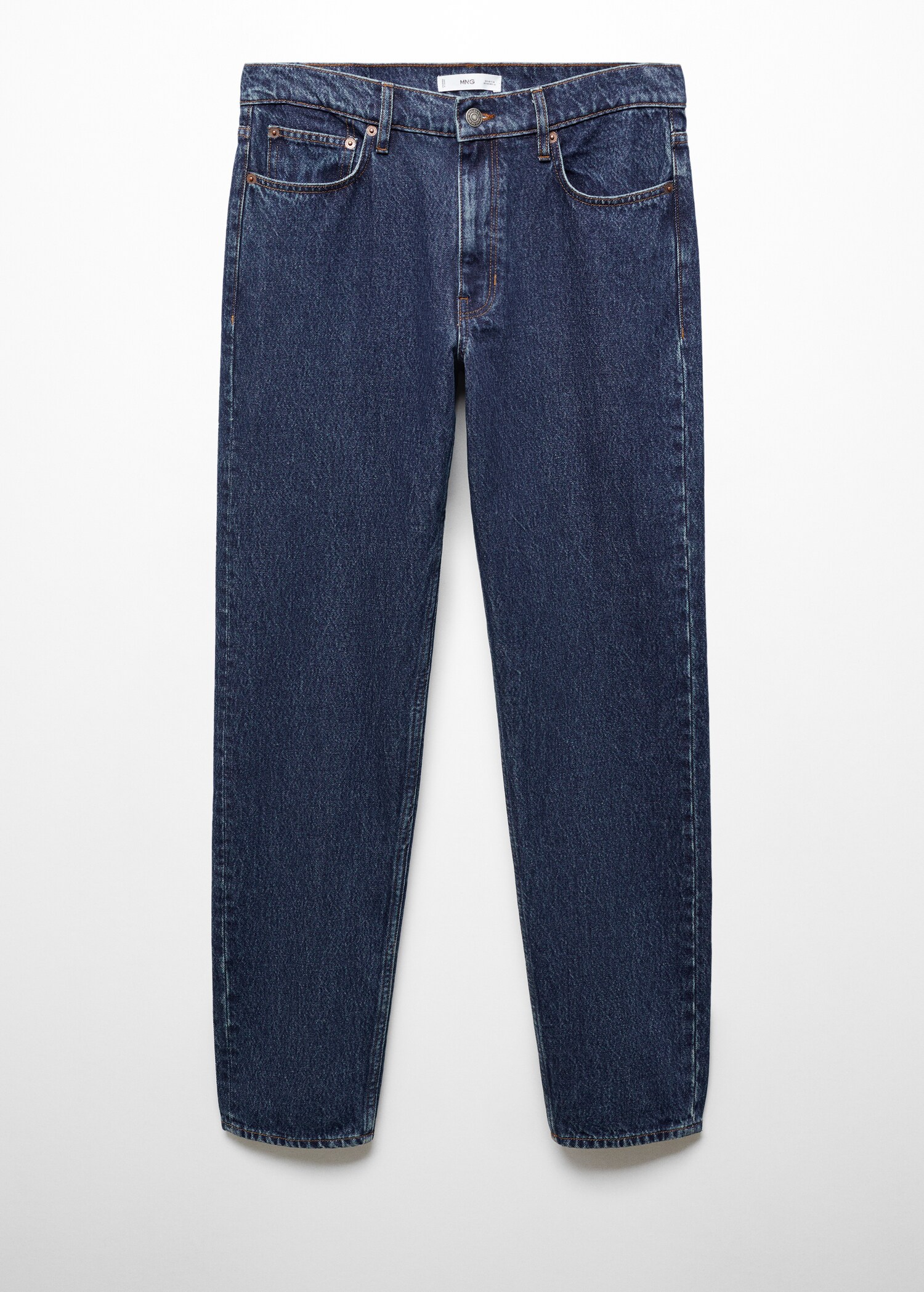 Jeans straight fit lavado oscuro - Artículo sin modelo