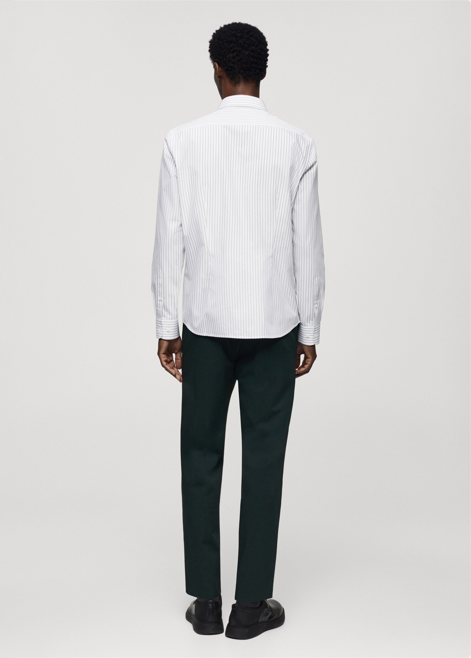 Chemise slim-fit rayures Coolmax® - Verso de l’article