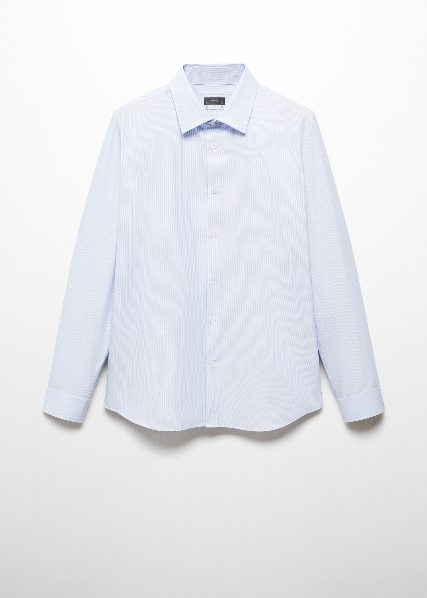 Chemise slim-fit rayures Coolmax® - Article sans modèle