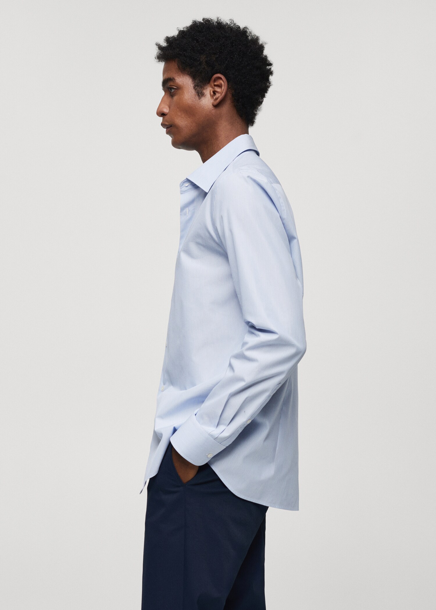 Chemise slim-fit rayures Coolmax® - Détail de l'article 2