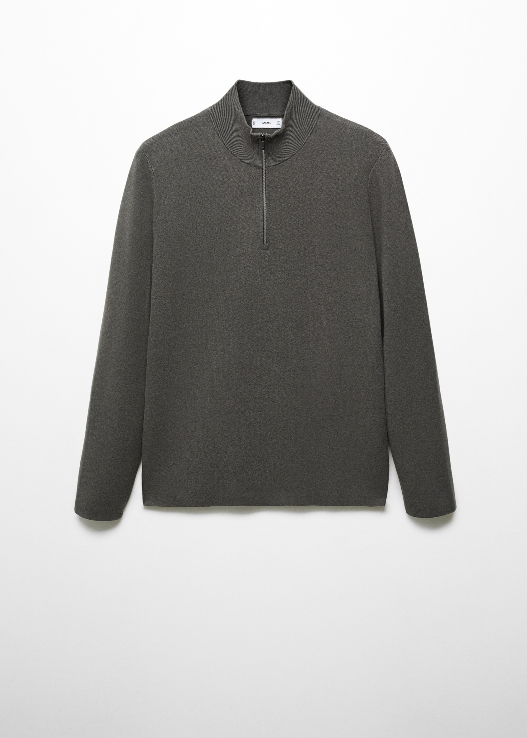Pullover mit halbhohem Zip-Kragen - Artikel ohne Model