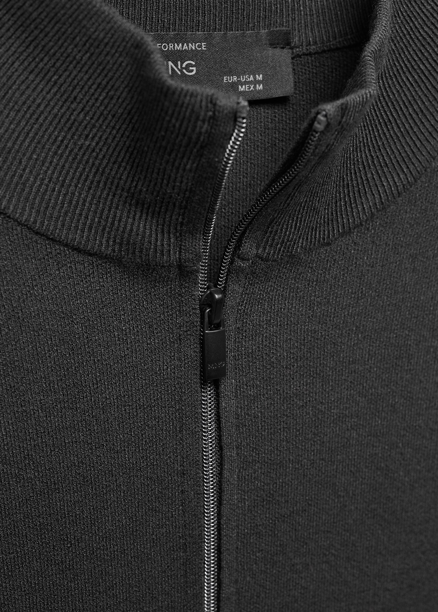 Perkins-neck sweater with zip - Details of the article 8
