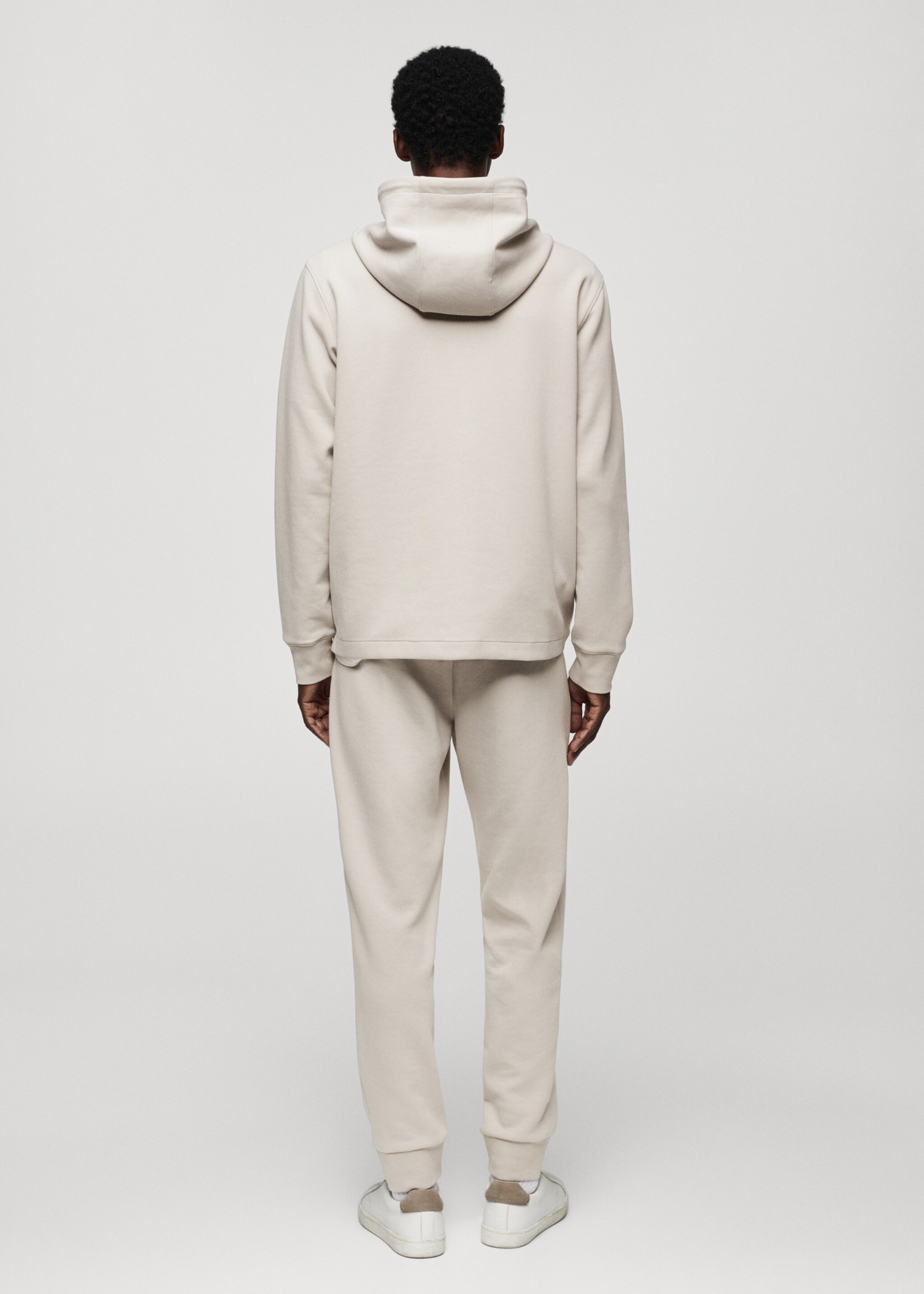 Technical fabric hoodie - Reverse of the article
