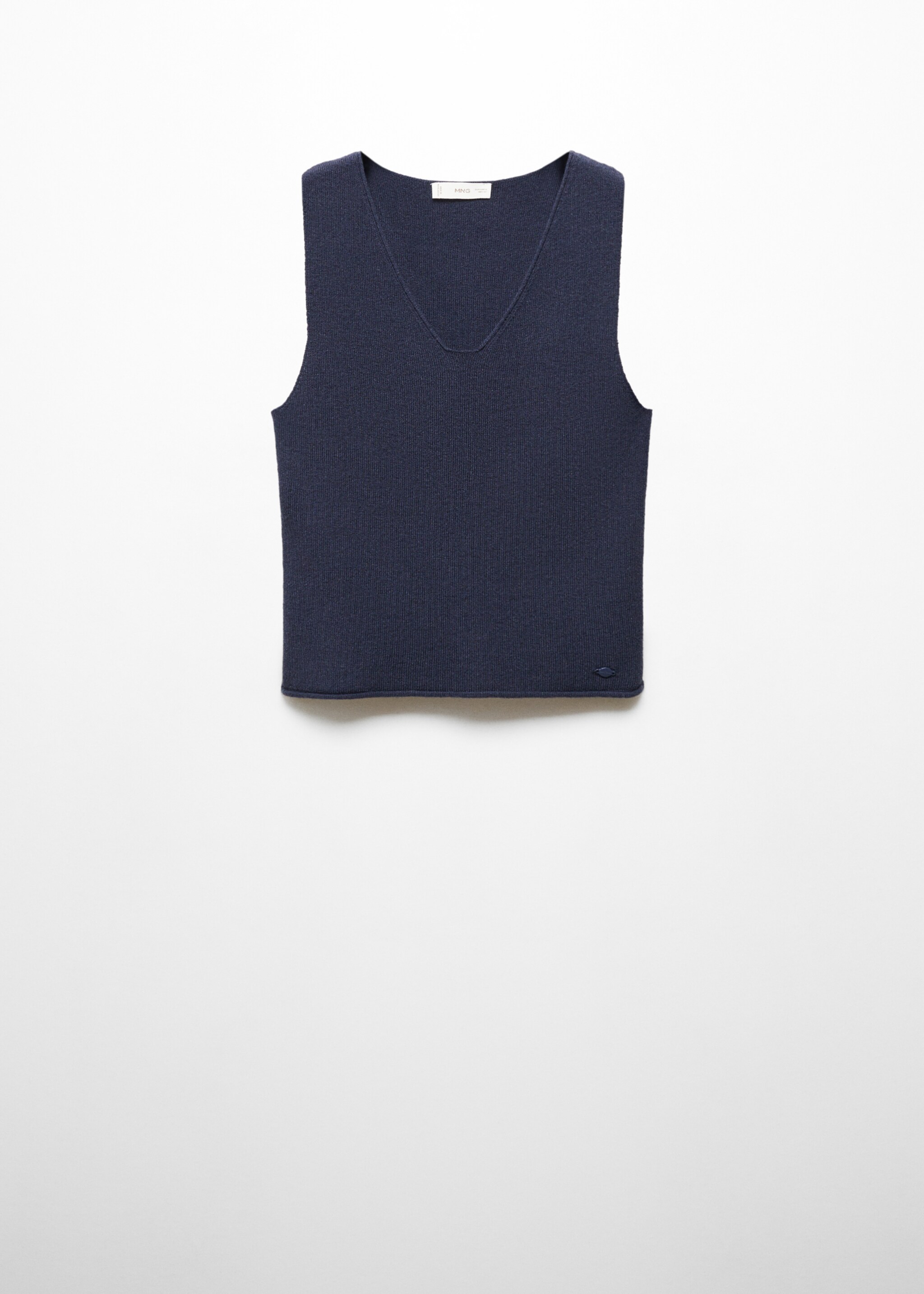 Knit strap top - Article without model, Dark Navy. Ref: 67024458-00.