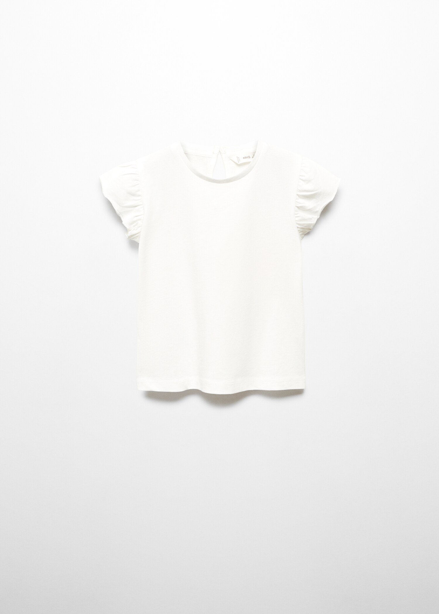 Frills cotton t-shirt - Article without model