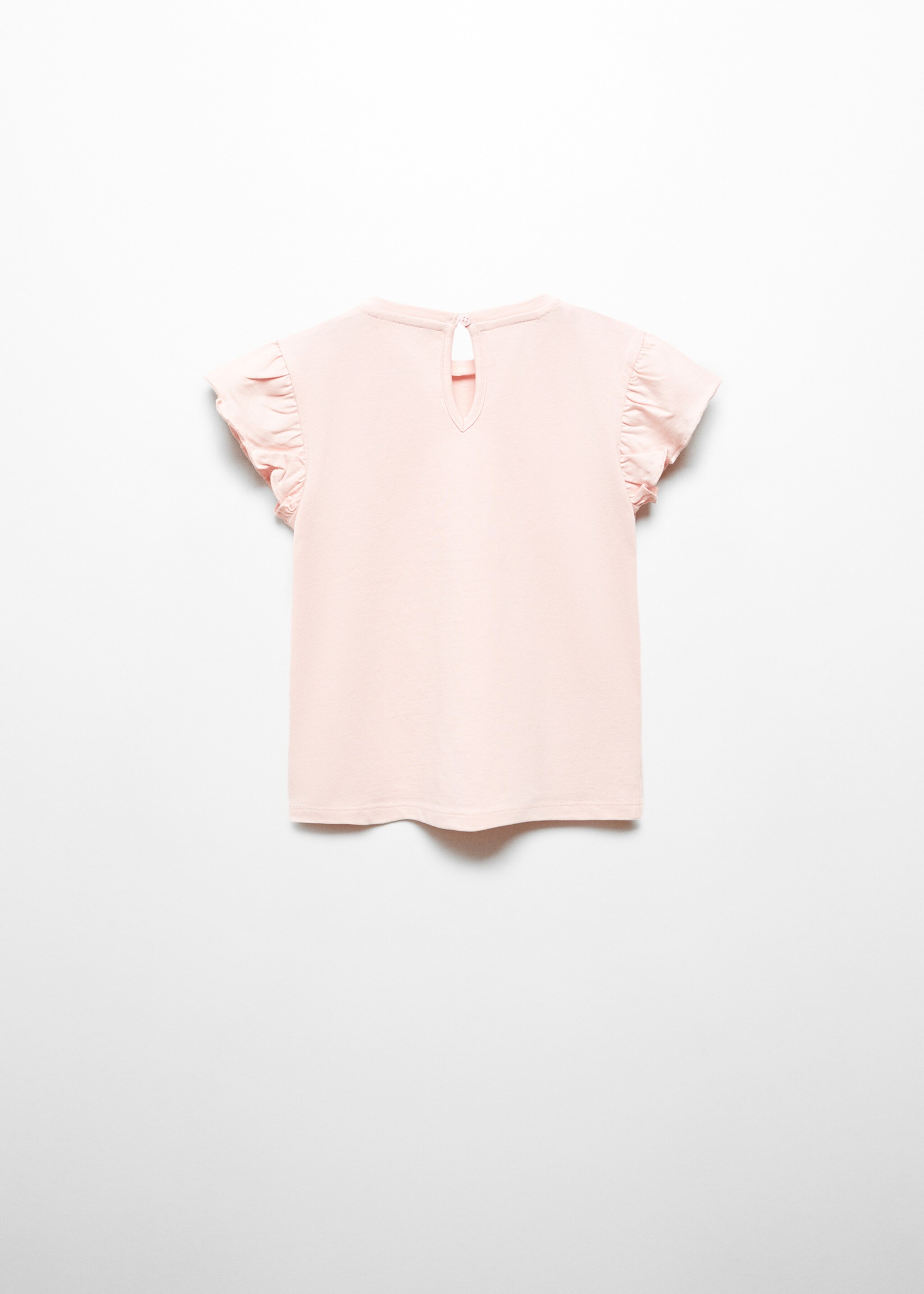 Frills cotton t-shirt - Reverse of the article
