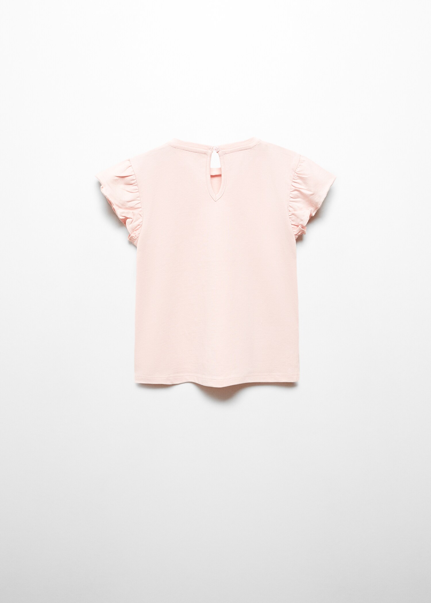 Frills cotton t-shirt - Reverse of the article