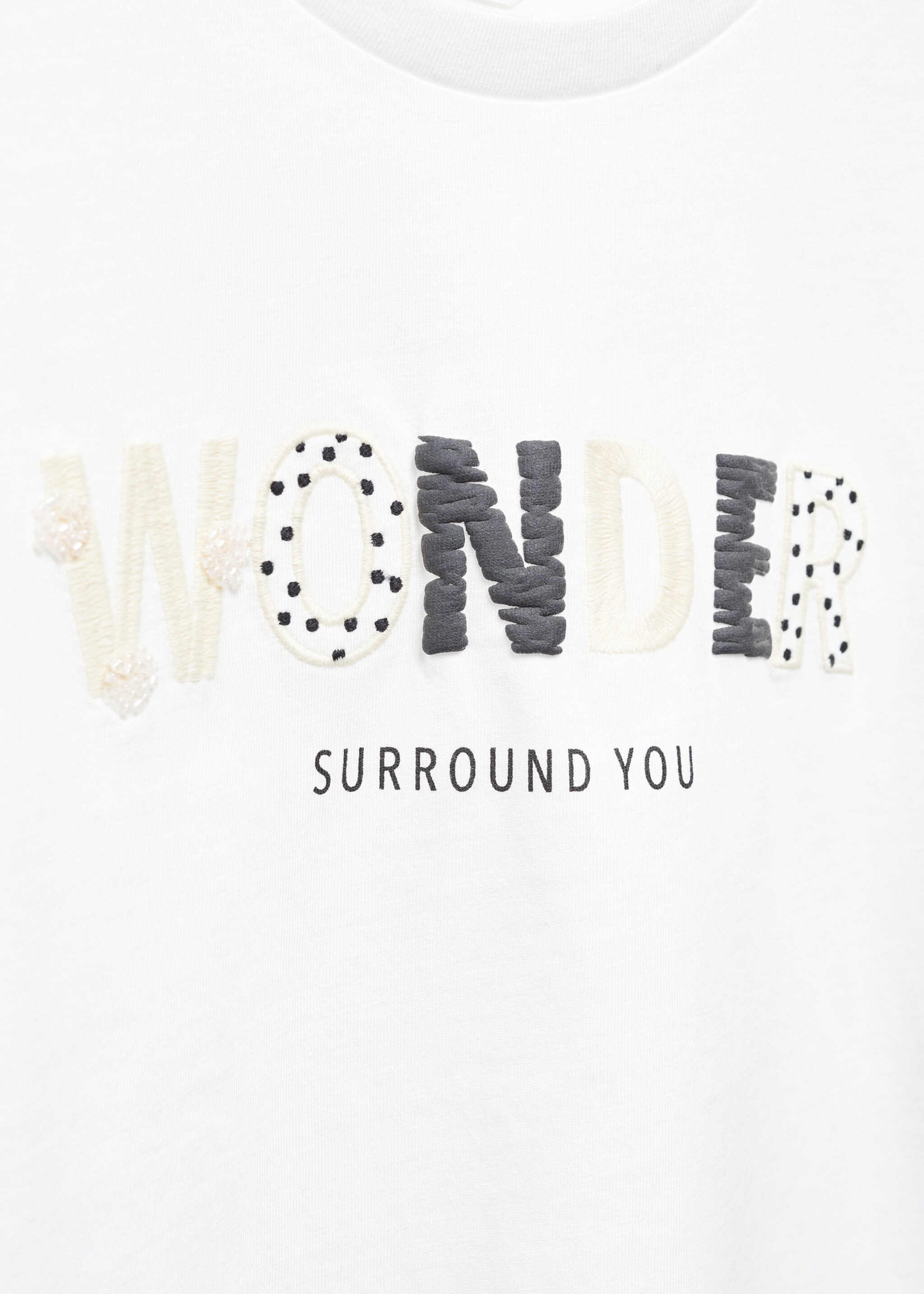 T-shirt med broderat budskap - Detaljer om artikeln 8