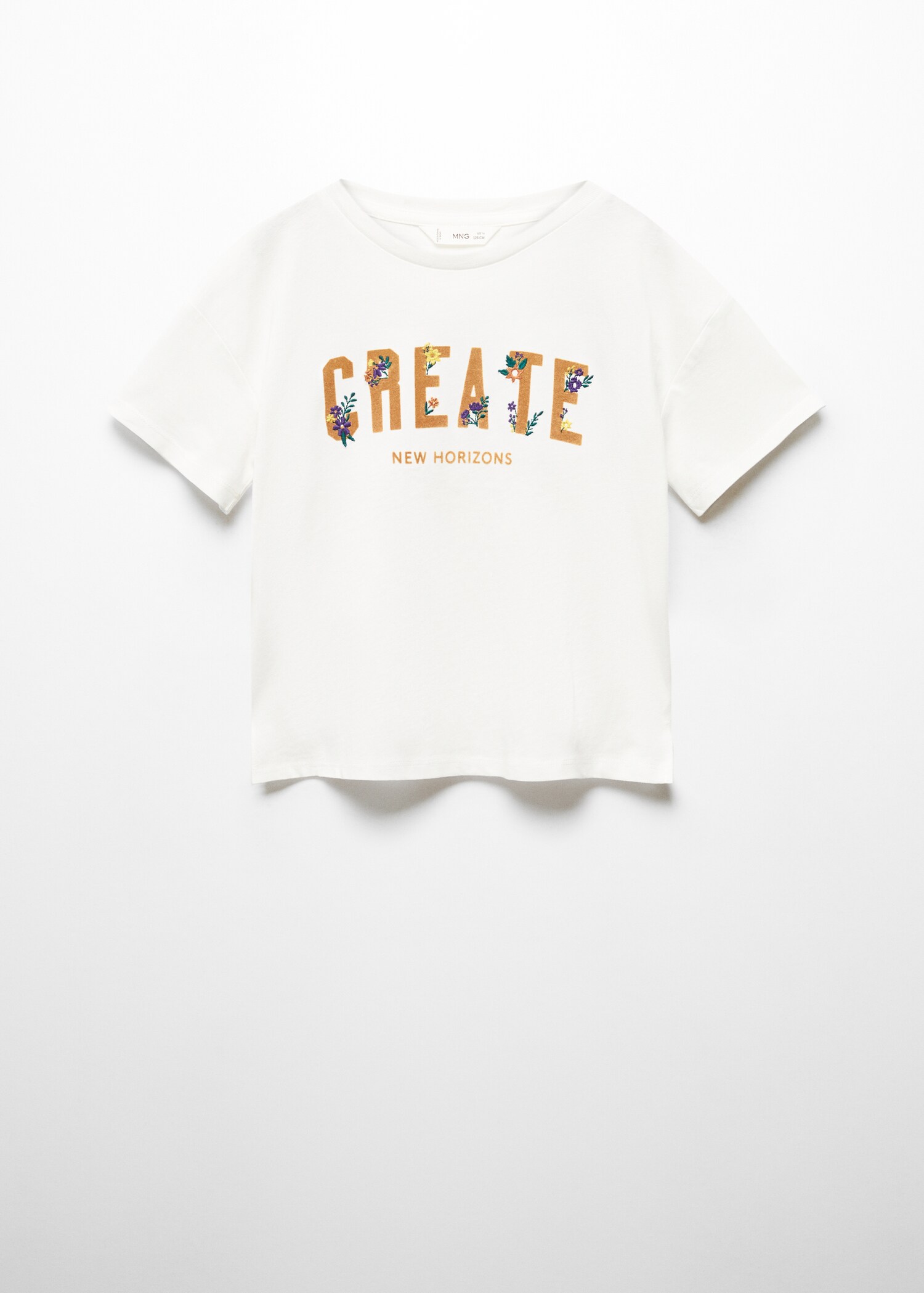 Printed message T-shirt - Article without model