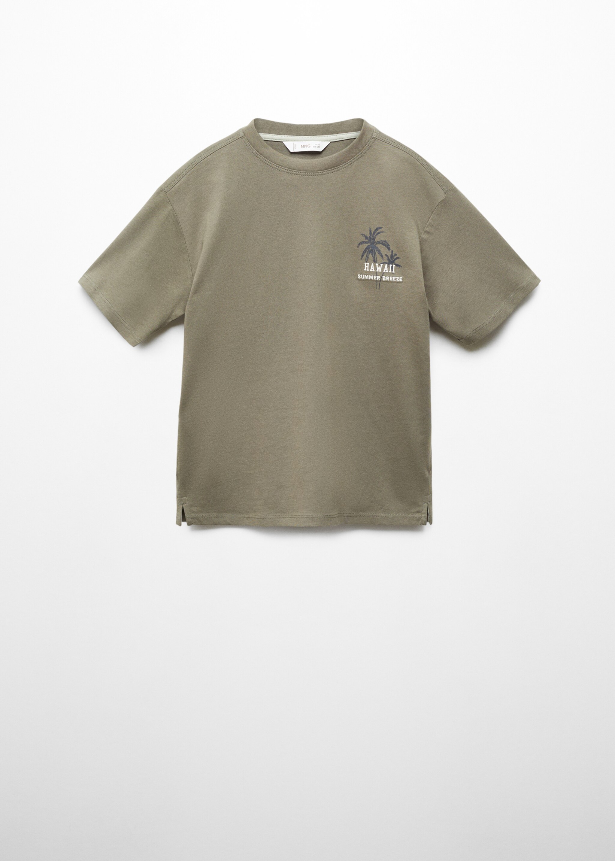 Printed cotton-blend T-shirt - Article without model