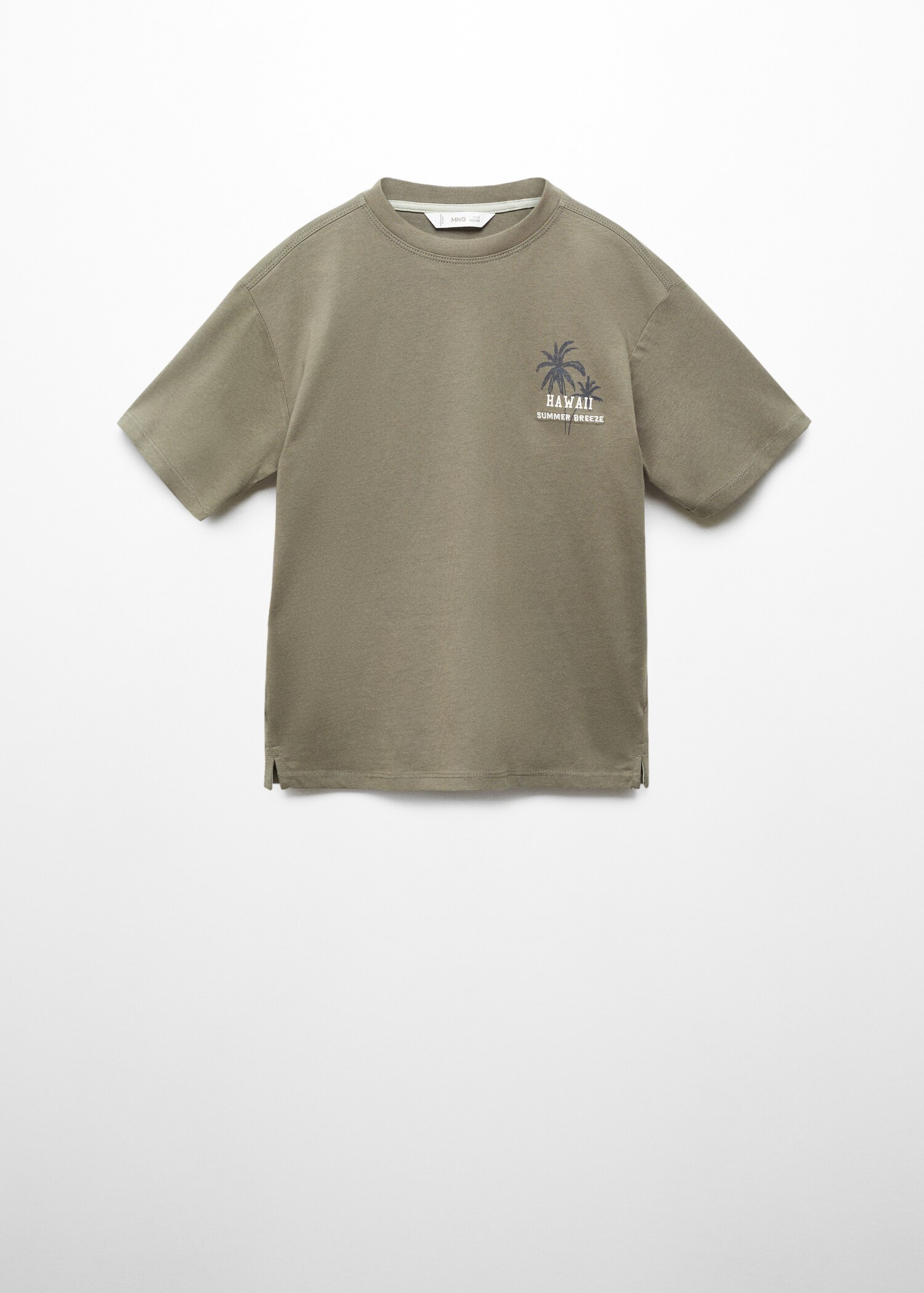 Printed cotton-blend T-shirt - Article without model