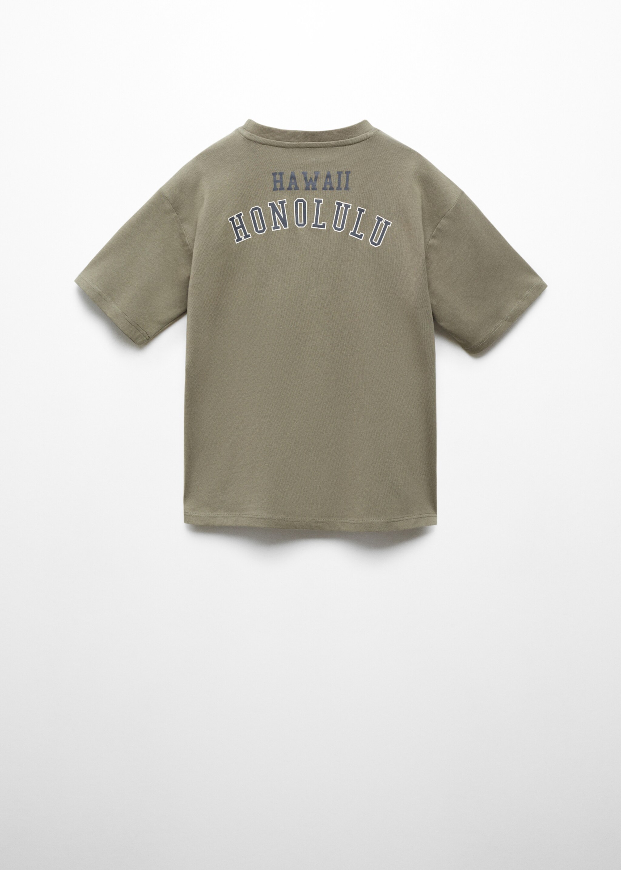 Printed cotton-blend T-shirt - Reverse of the article