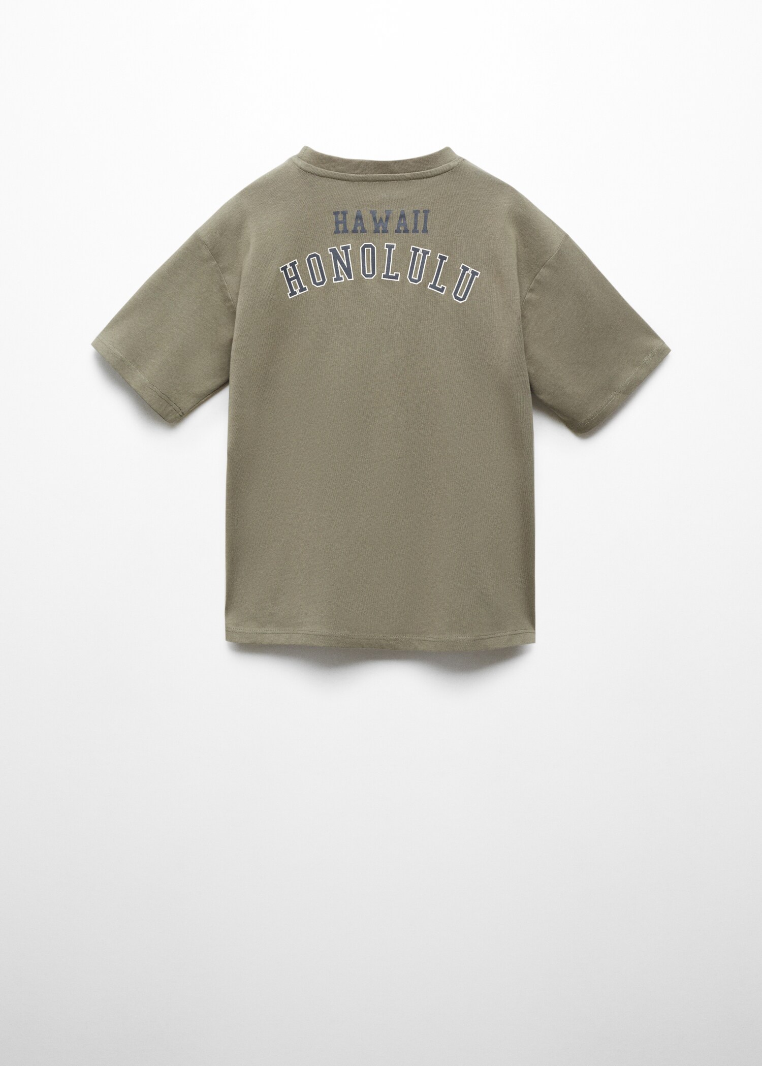Printed cotton-blend T-shirt - Reverse of the article
