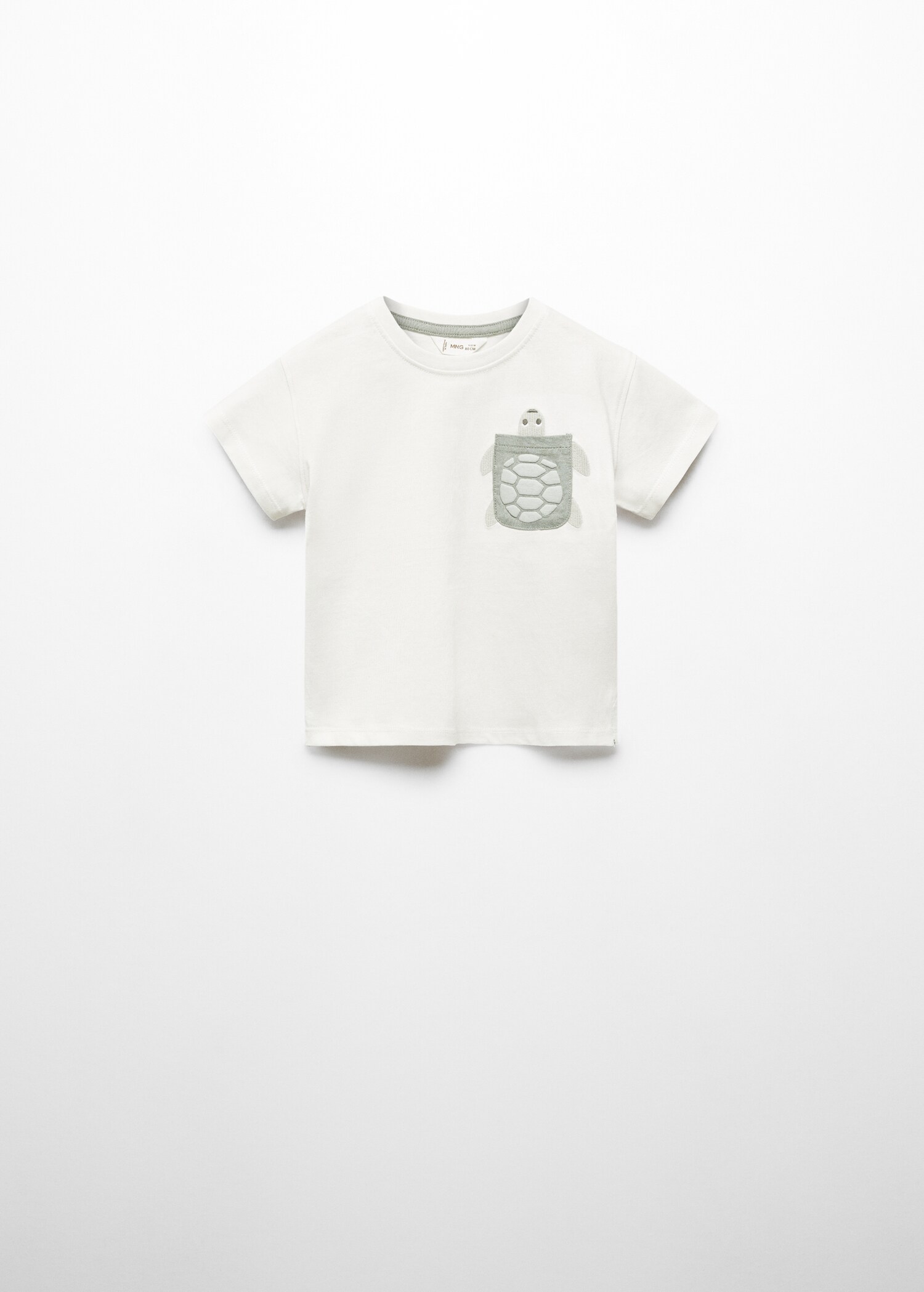 Chest-pocket printed T-shirt - Article without model