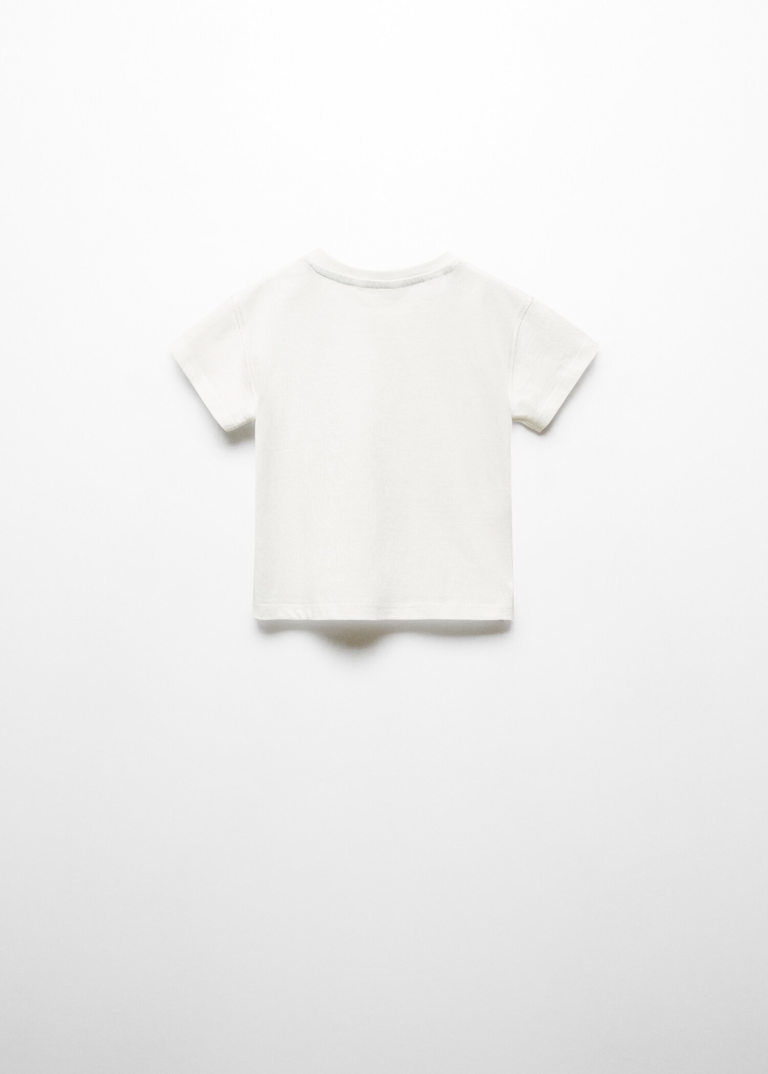 Chest-pocket printed T-shirt - Reverse of the article