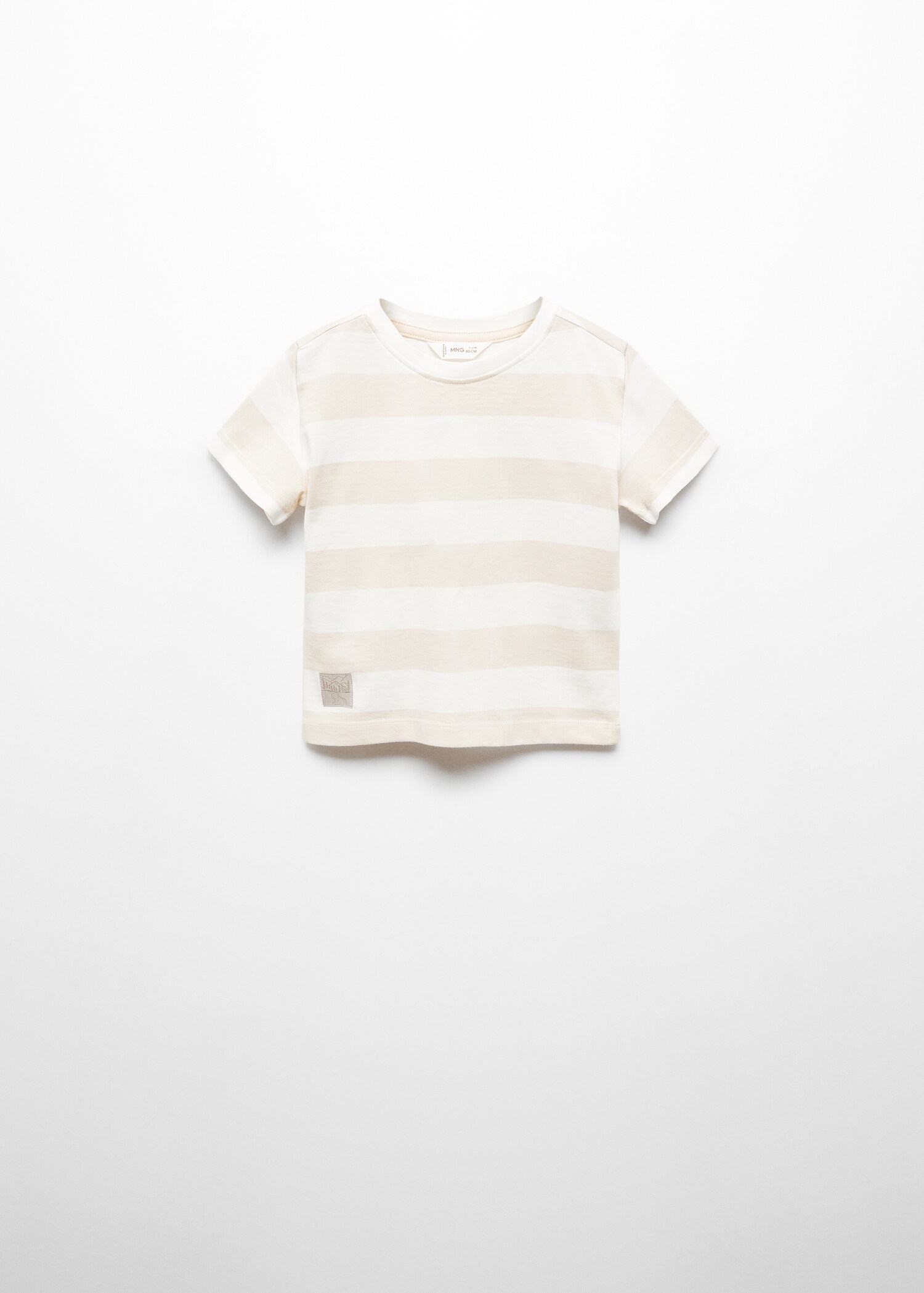 Gestreiftes T-Shirt mit Zeichnung - Artikel ohne Model