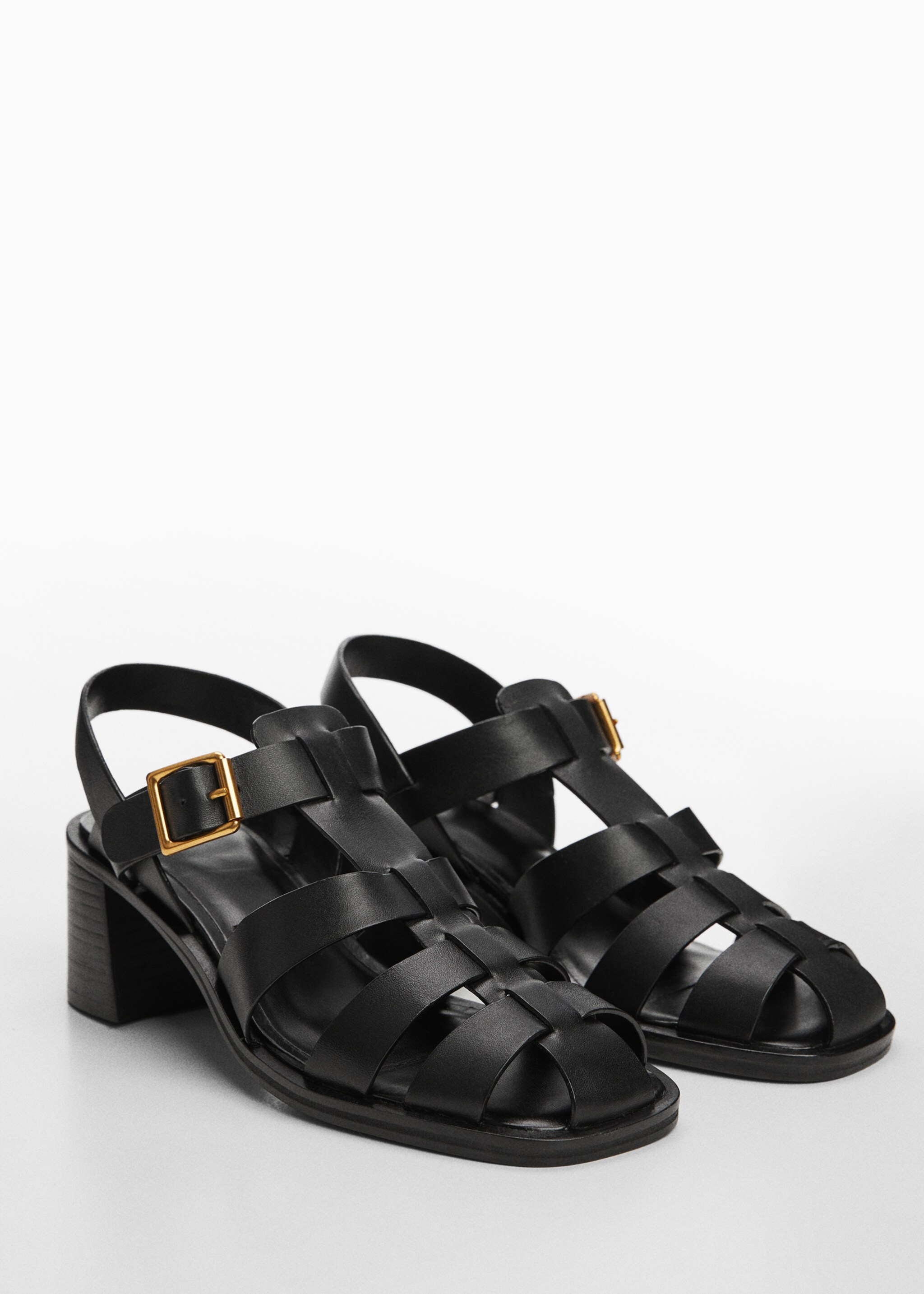 Fisherman sandal - Medium plane, Black. Ref: 67024476-00.