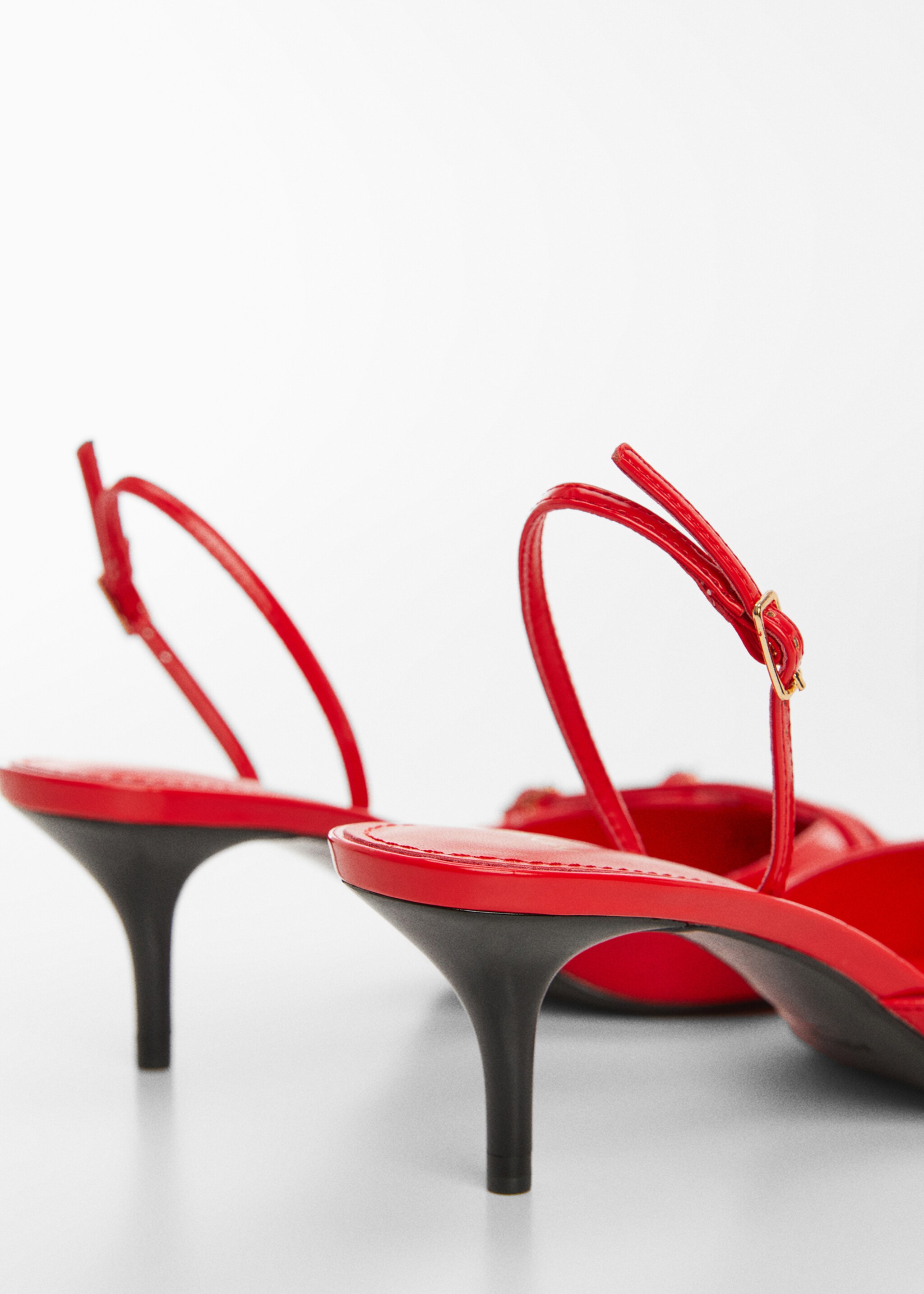 Chaussures talon ouvertes à l’arrière boucles - Détail de l'article 1