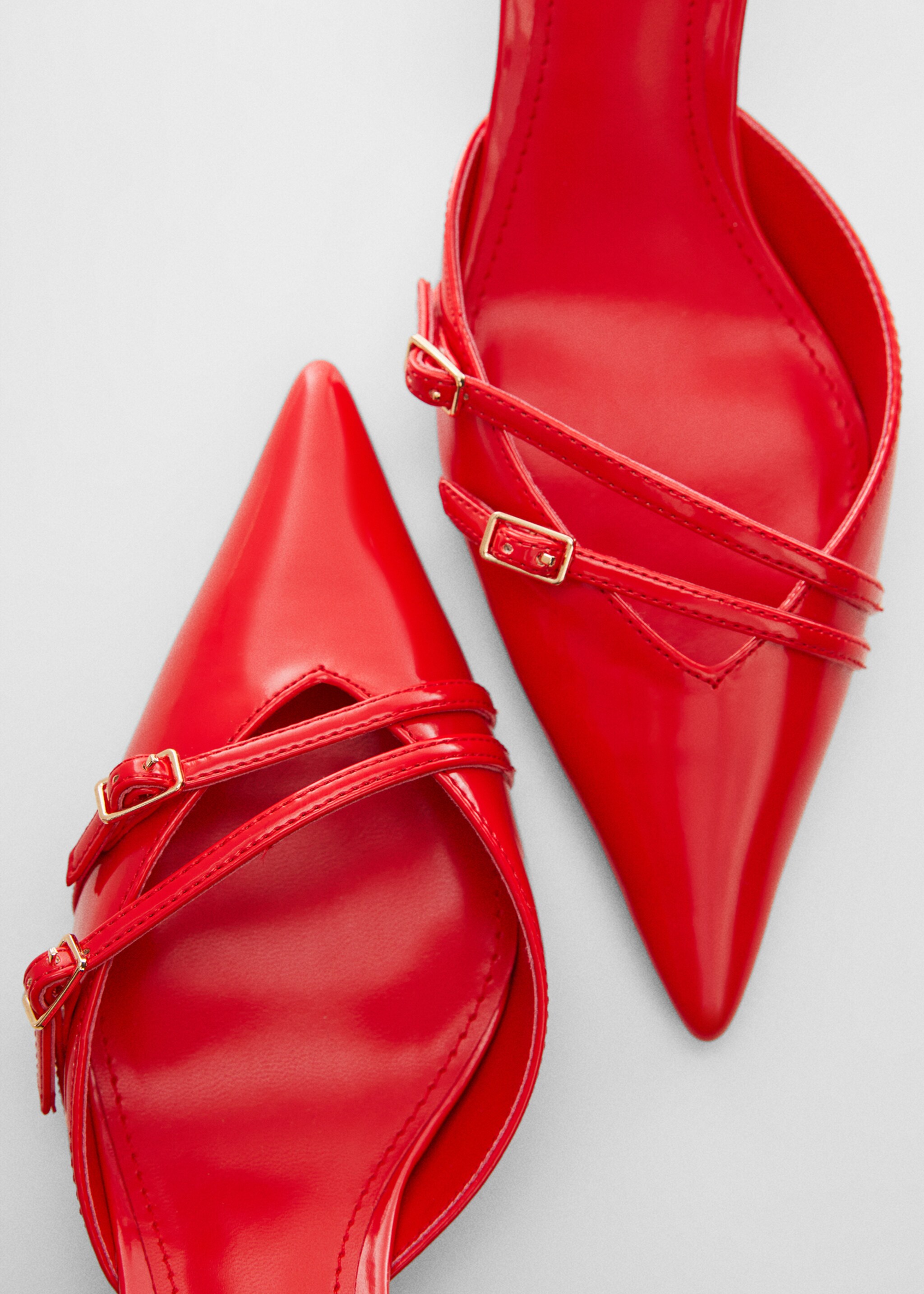 Chaussures talon ouvertes à l’arrière boucles - Détail de l'article 2