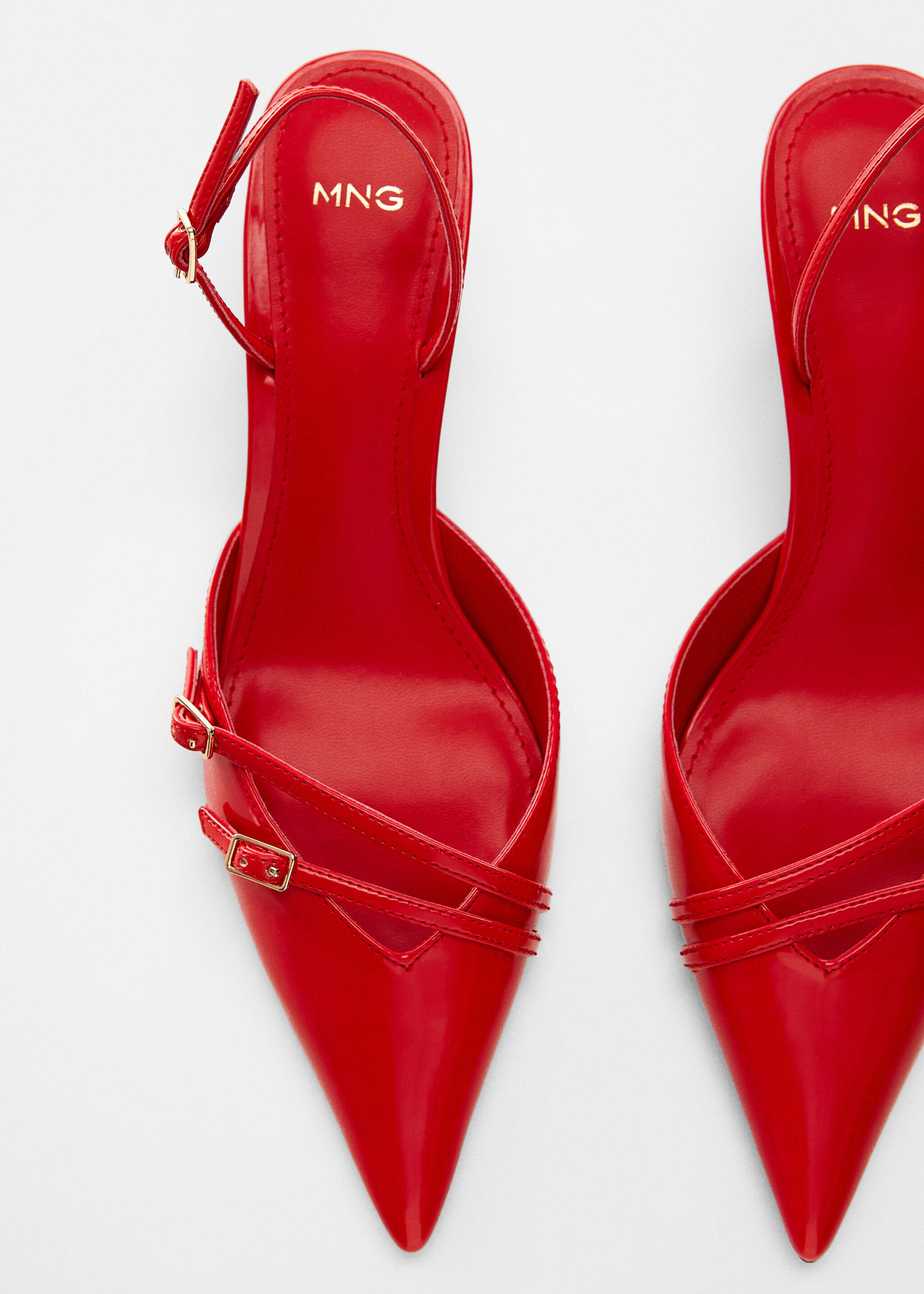 Chaussures talon ouvertes à l’arrière boucles - Détail de l'article 5