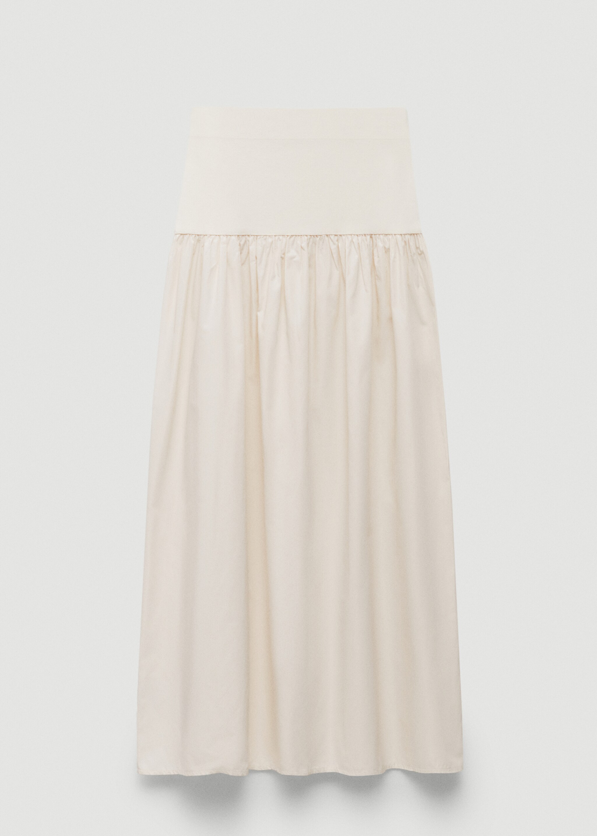 Elastic panel flared skirt - Article without model