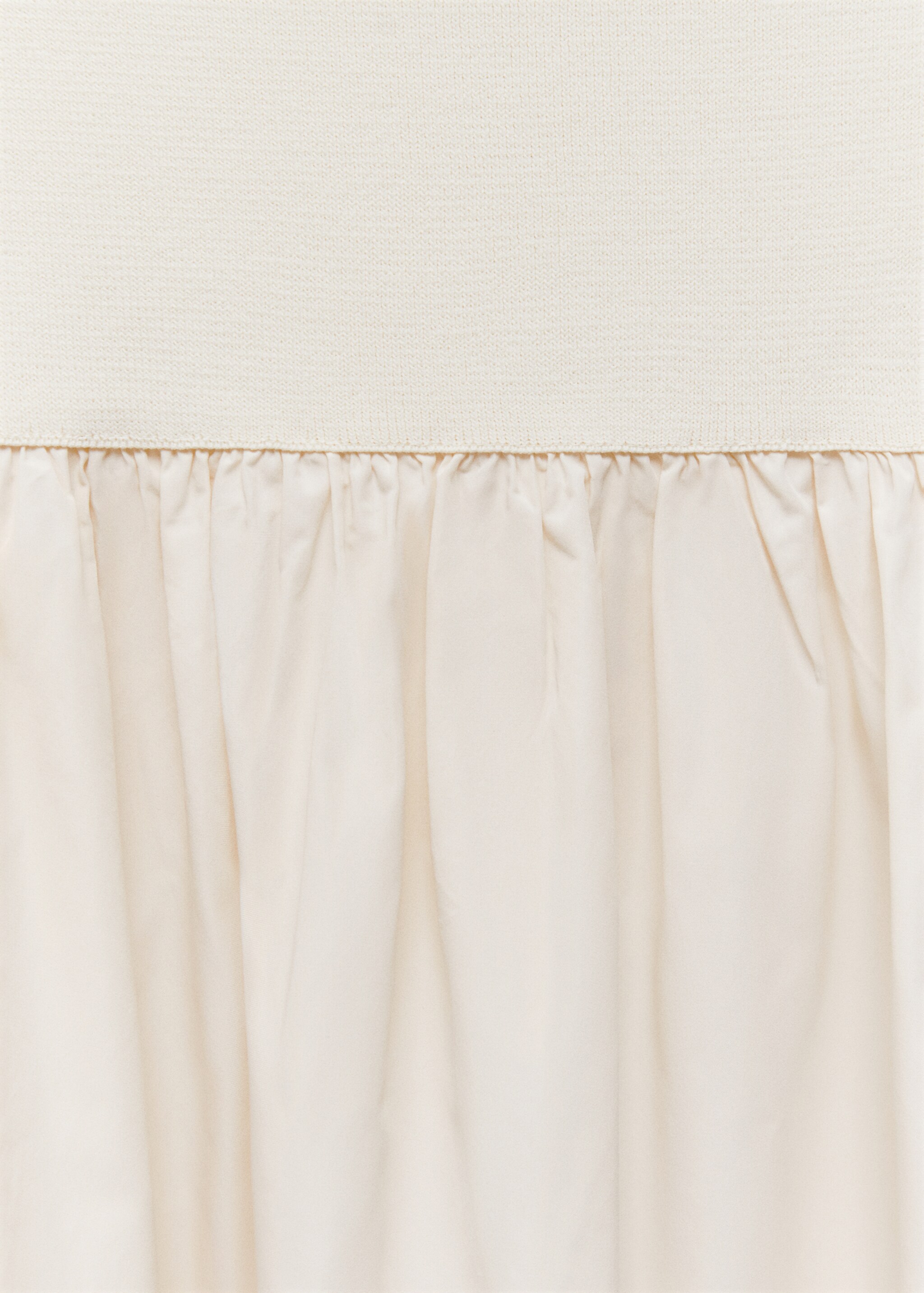 Elastic panel flared skirt - Details of the article 8