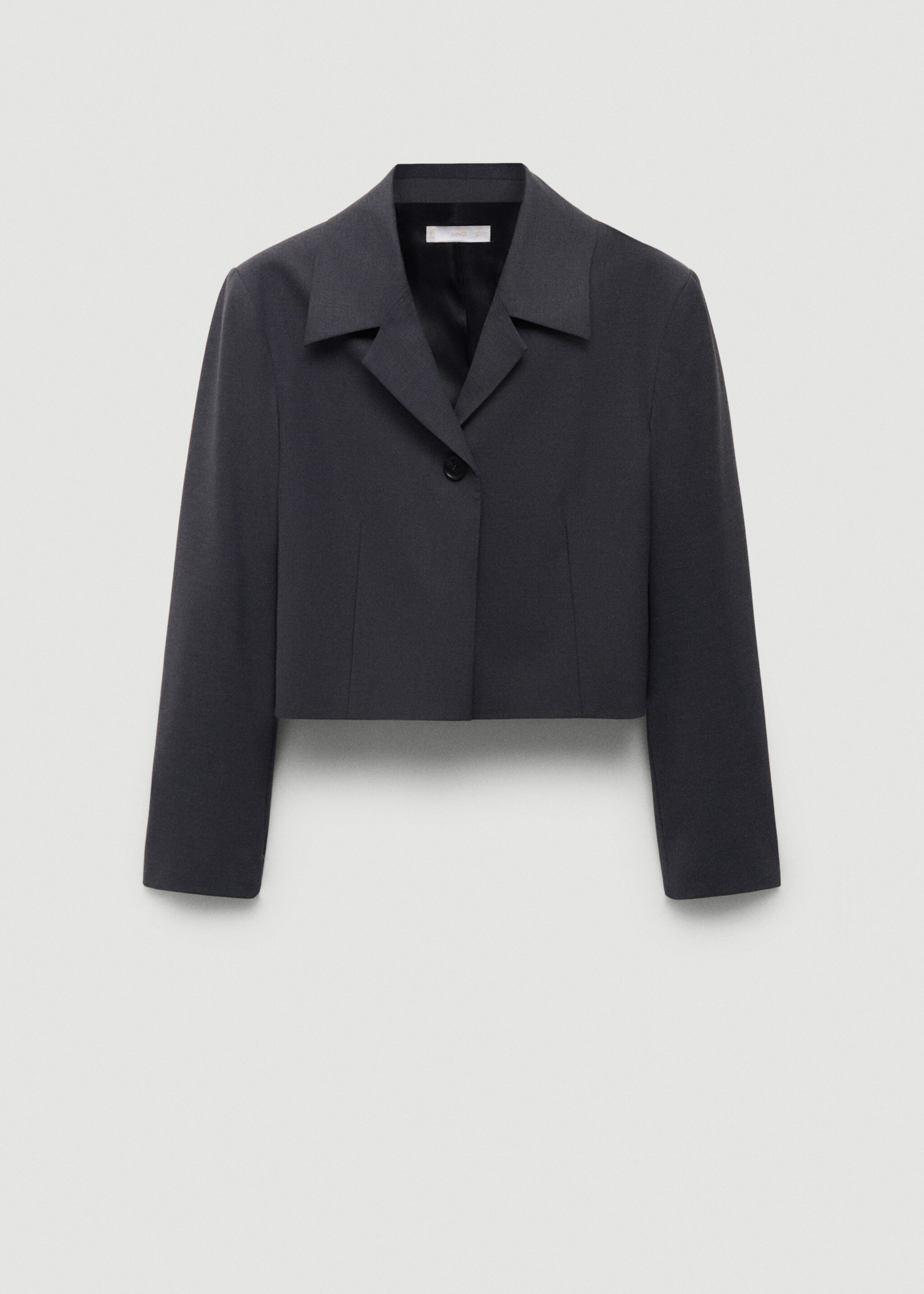 Cropped wool jacket - Article without model