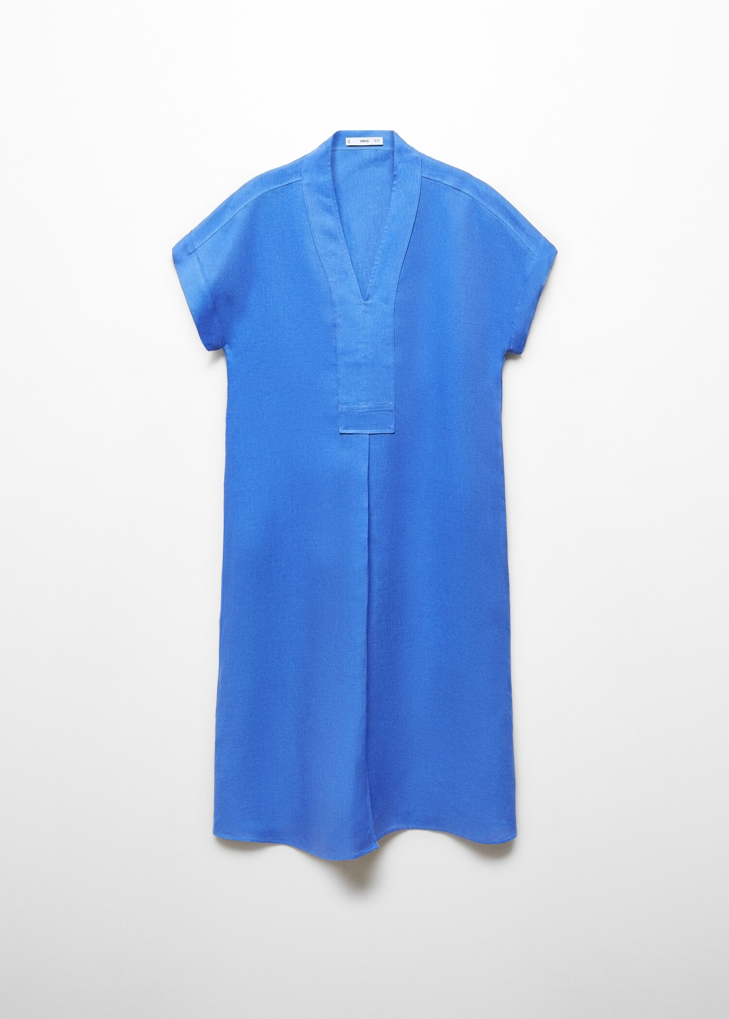 Linen-blend shirt dress - Article without model