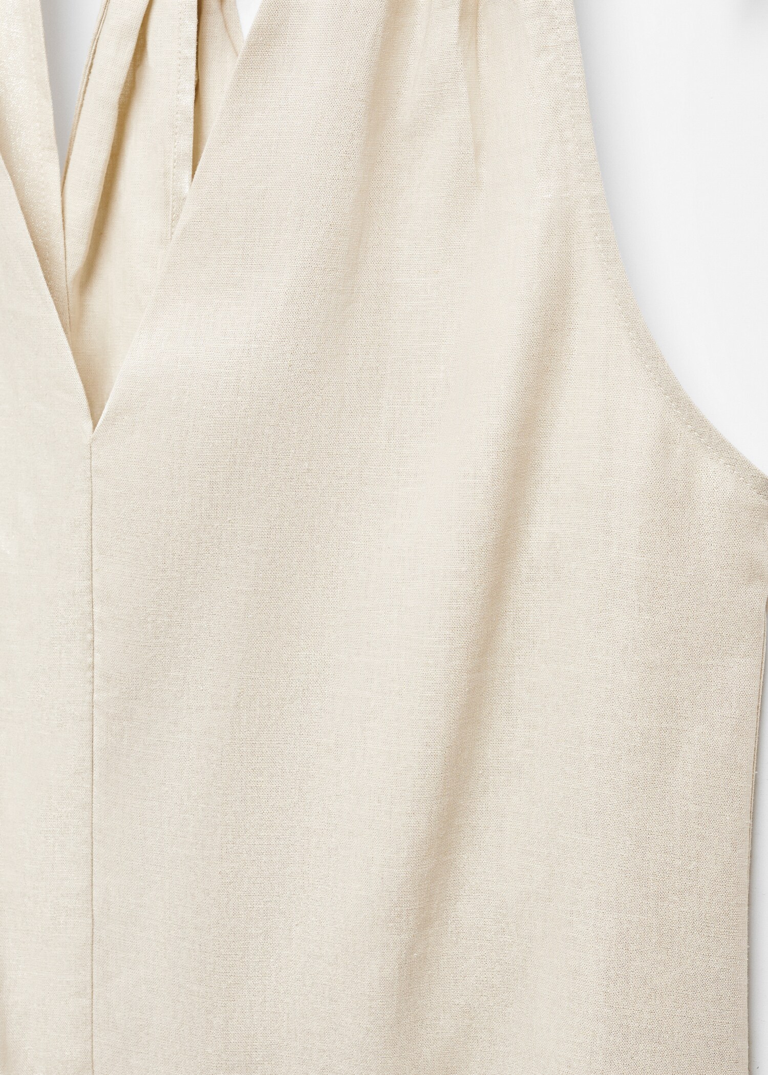 Leinenkleid mit V-Ausschnitt - Detail des Artikels 8