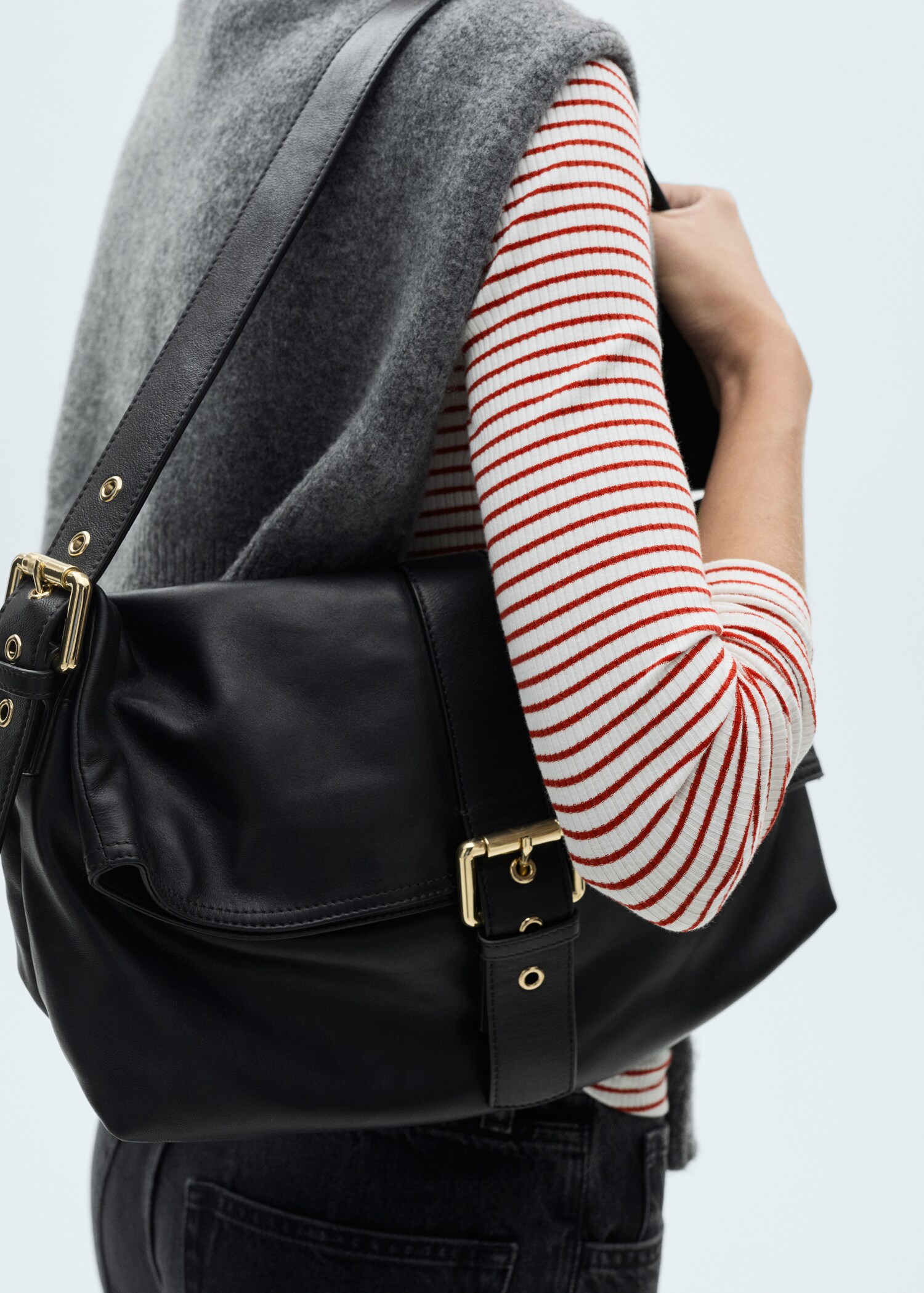 Striped rib T-shirt - Details of the article 6