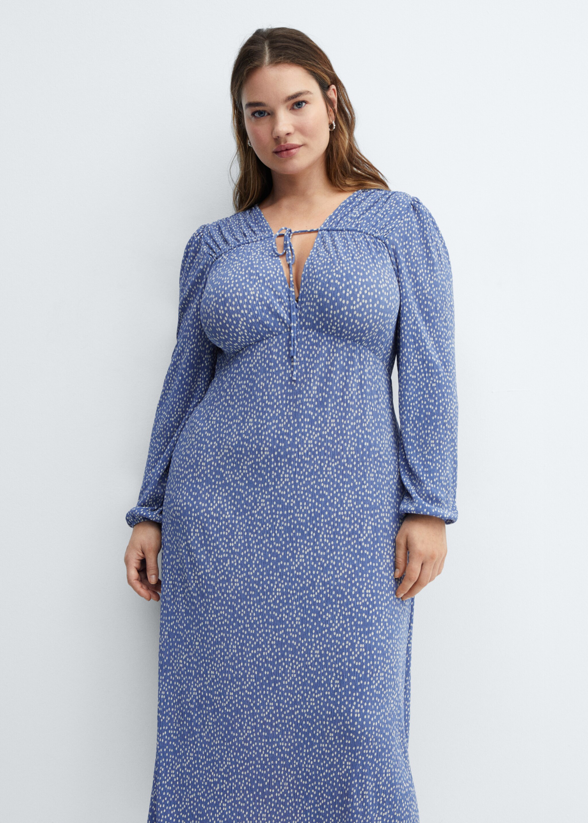 Printed bow dress - Details of the article 5