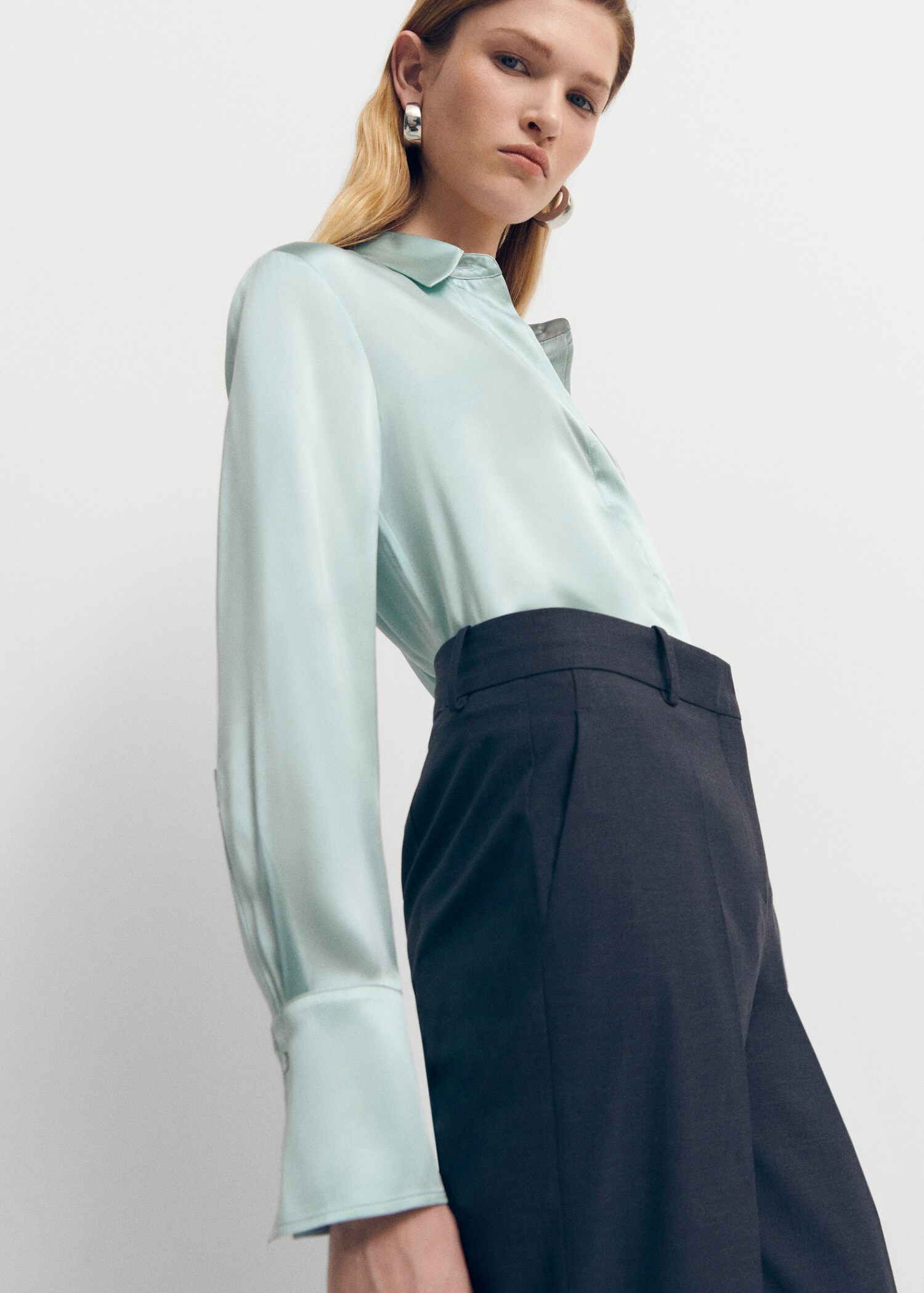 Chemise 100 % soie - Plan moyen