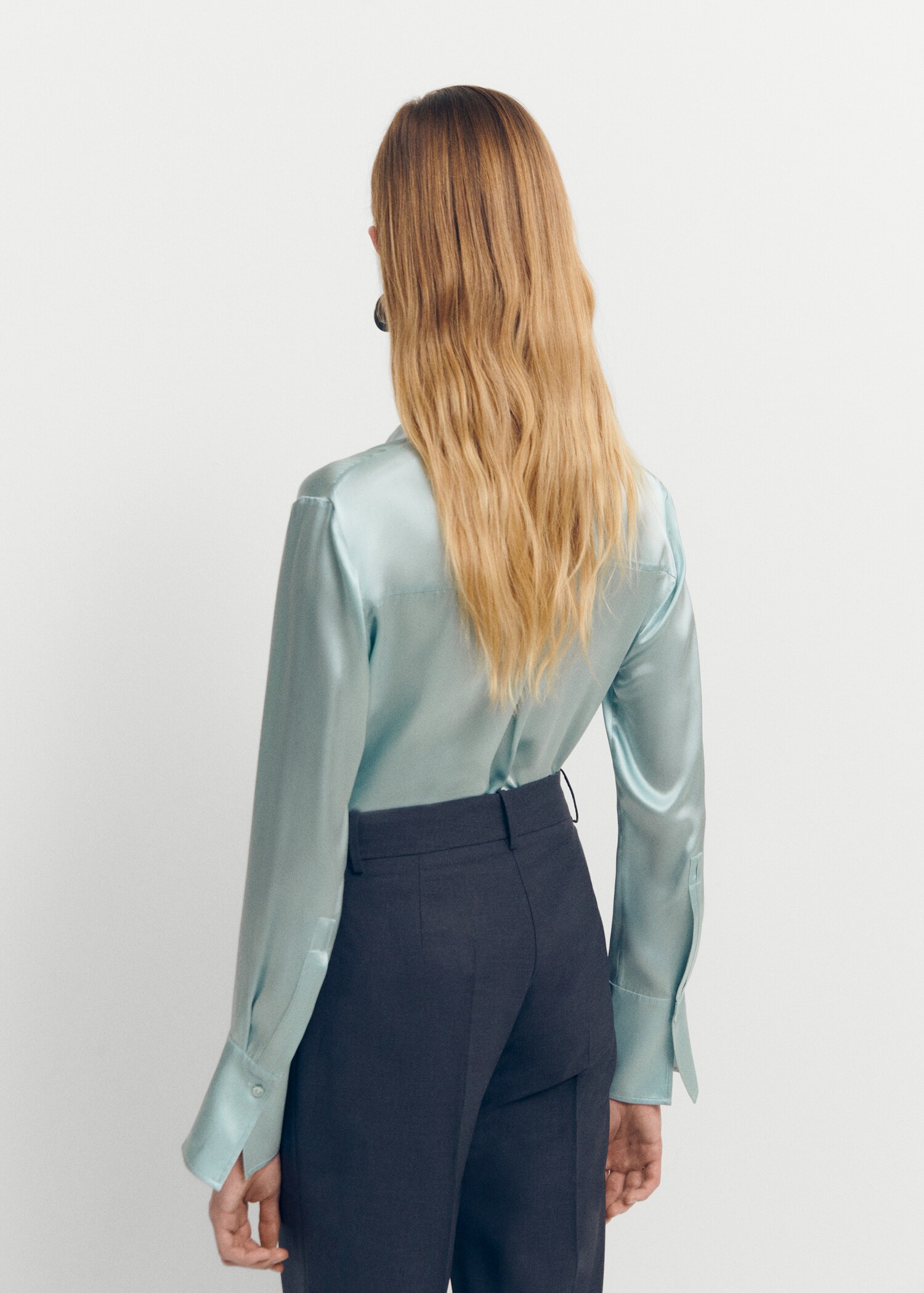 Chemise 100 % soie - Verso de l’article