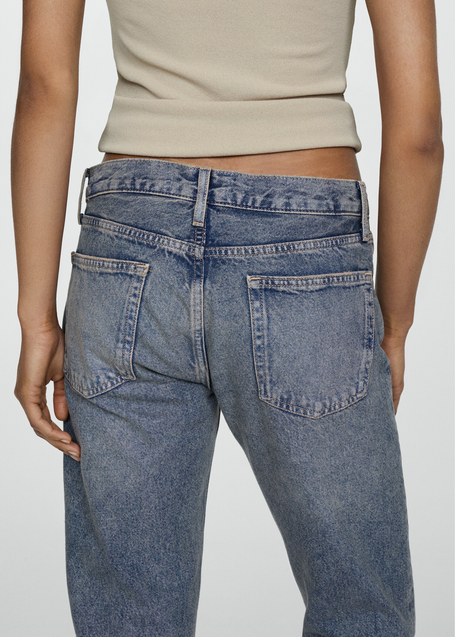 Jeans girlfriend låg midja revor - Detaljer om artikeln 1