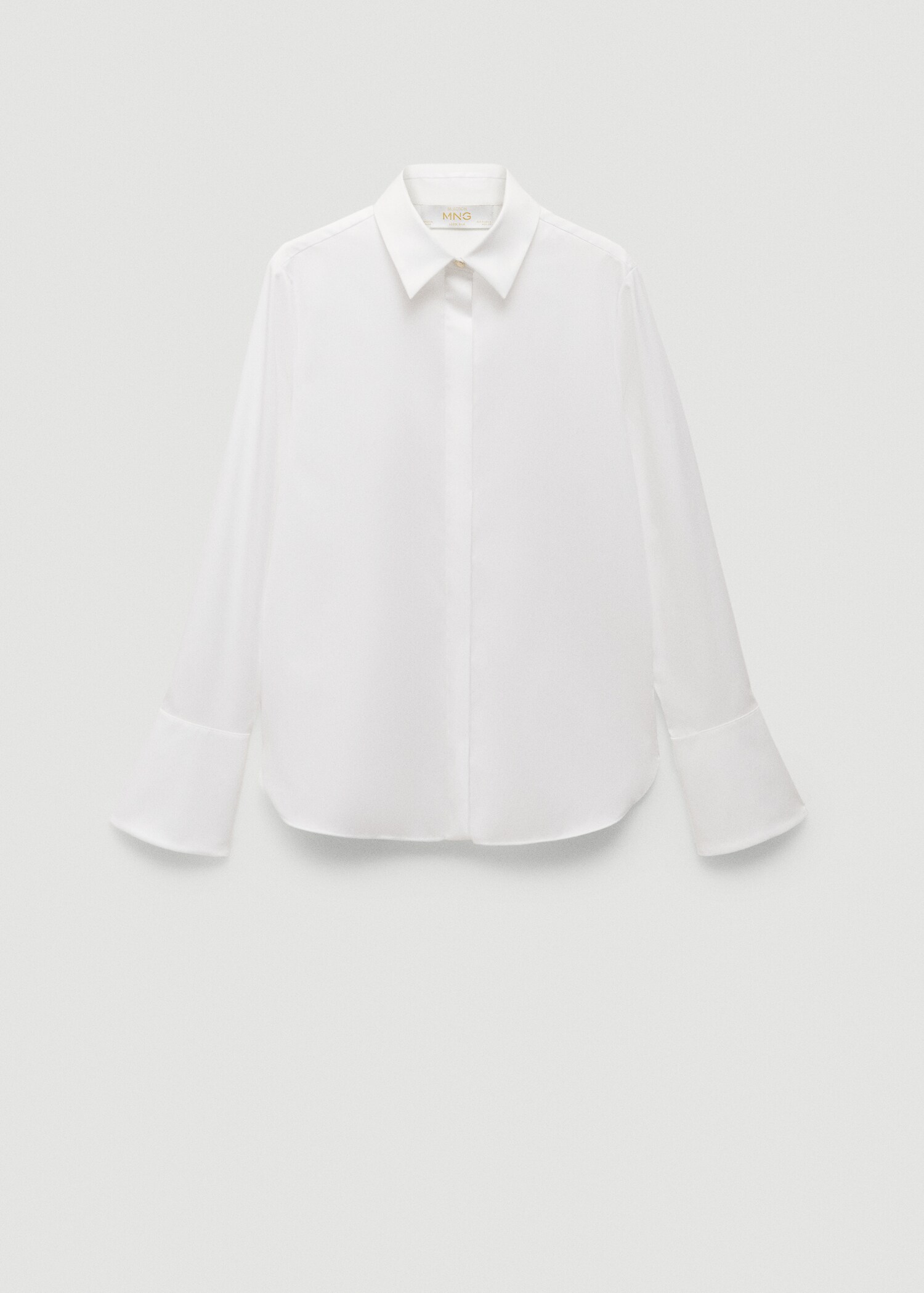 Cotton shirt with flared sleeves - Article without model