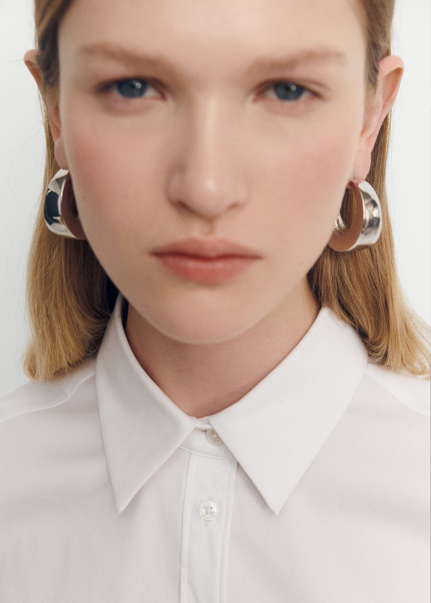 Fitted cotton shirt - Details of the article 1