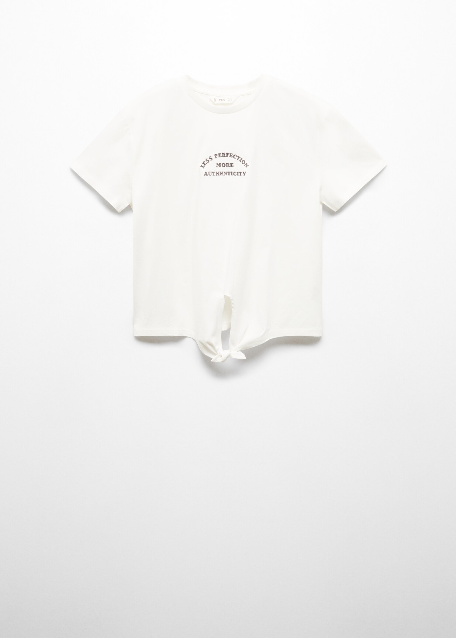 Knot message t-shirt - Article without model