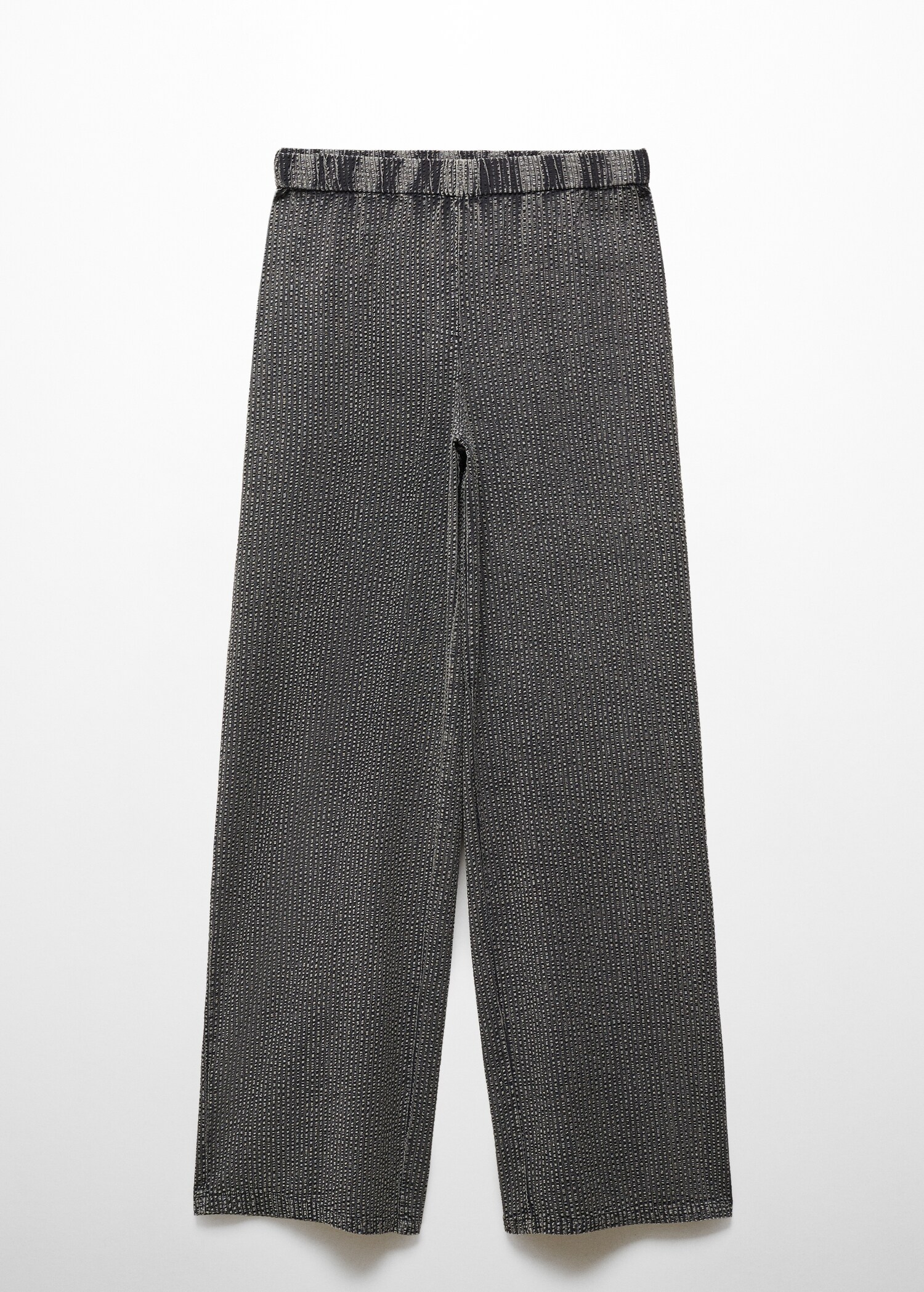 Pantalon wideleg texturé - Article sans modèle