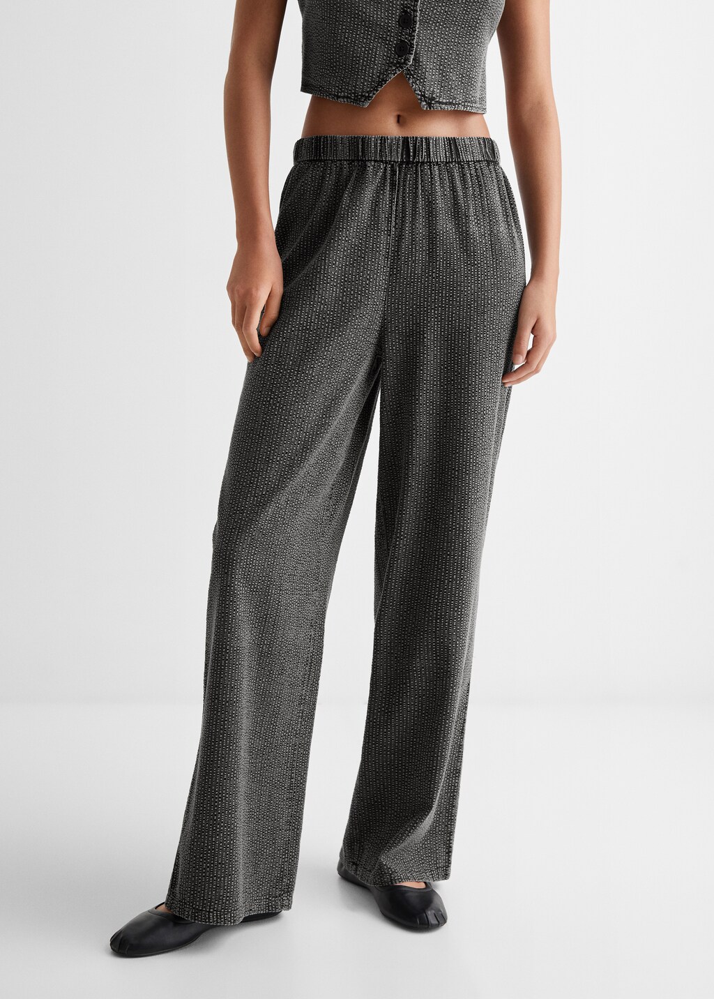 BIOTOP【not in fashion..】3tuck wide pants UNISEX)Paneled Oversized Cargo Pants - privatelookbook | 60