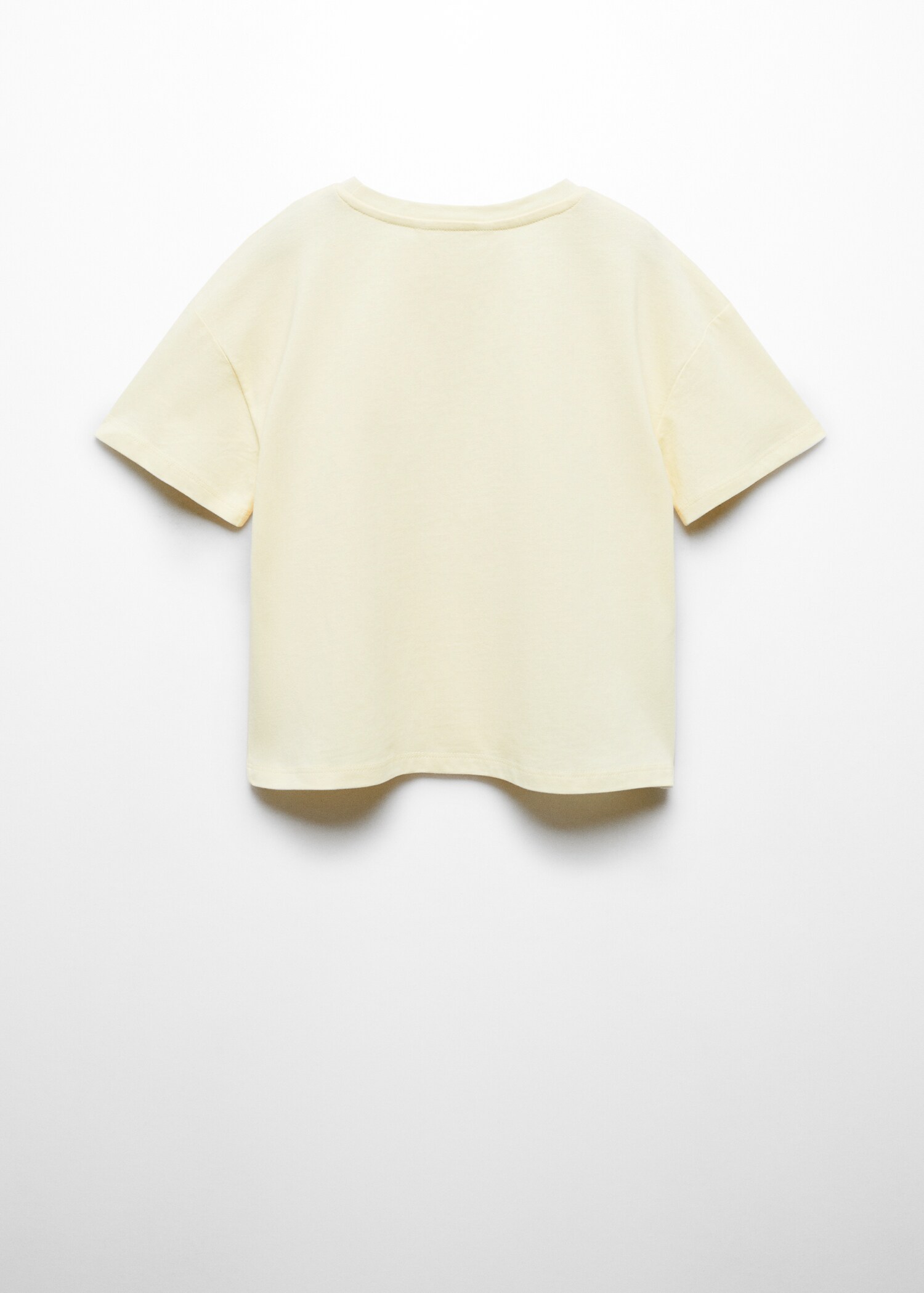 Tryckt bomull-blandning t-shirt - Artikelns baksida
