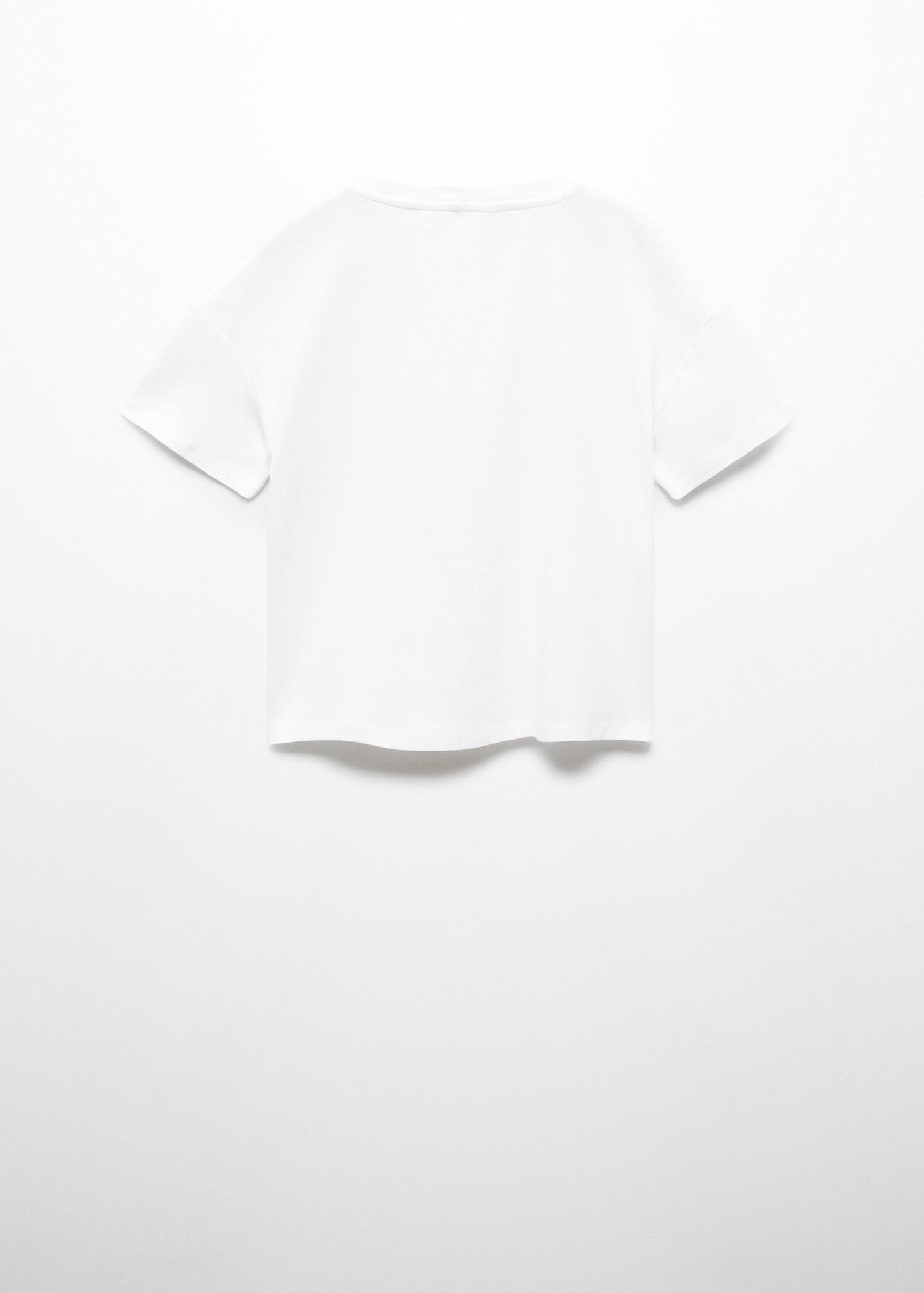 T-Shirt mit Paillettenschrift - Rückseite des Artikels