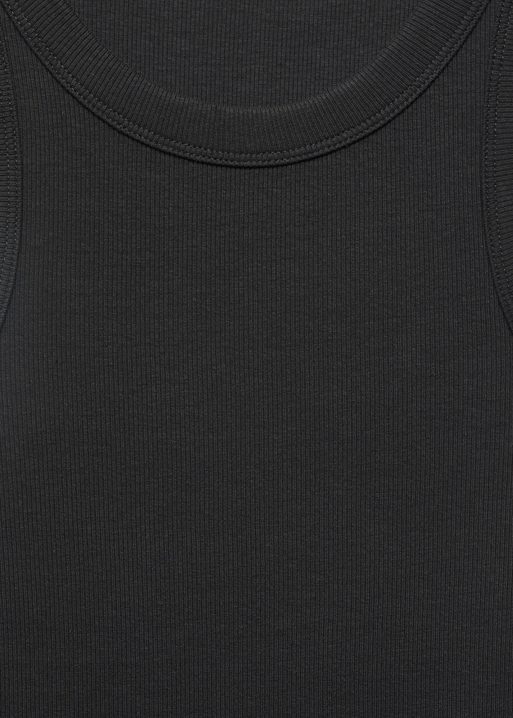 Fitted midi-dress - Details of the article 8, Black. Ref: 67025156-00.