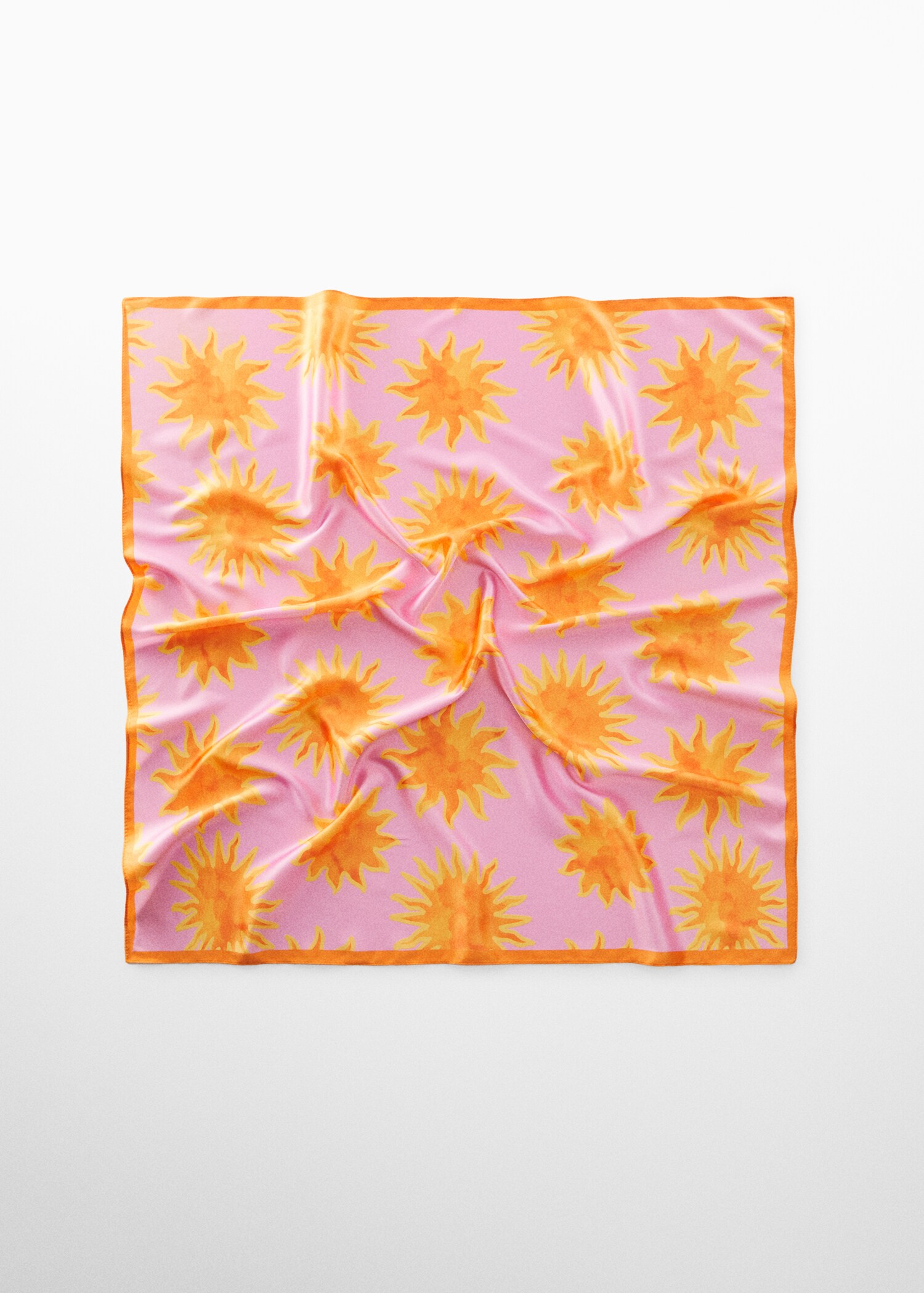 Pañuelo bicolor estampado - Artículo sin modelo