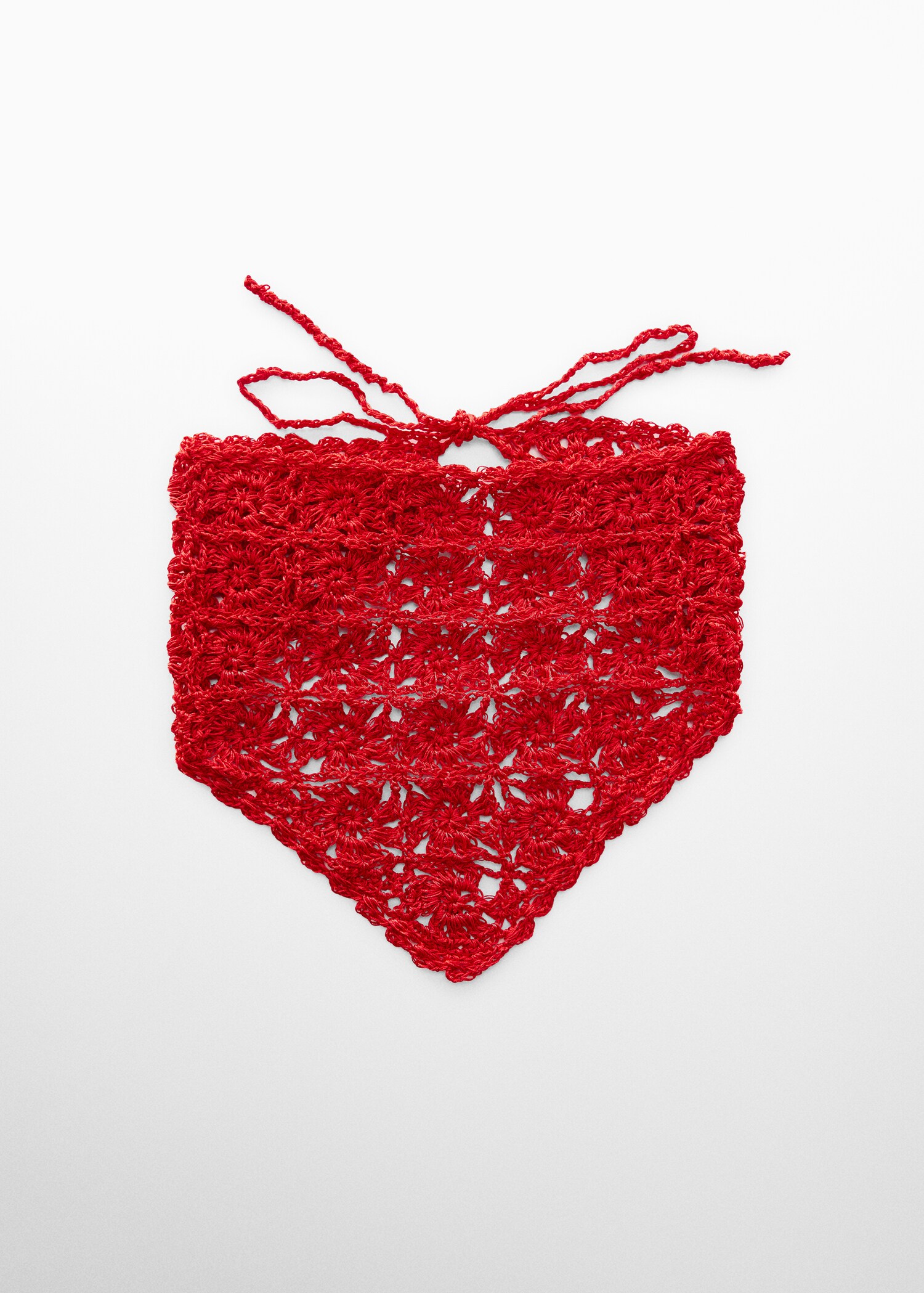 Crochet knit handkerchief - Article without model