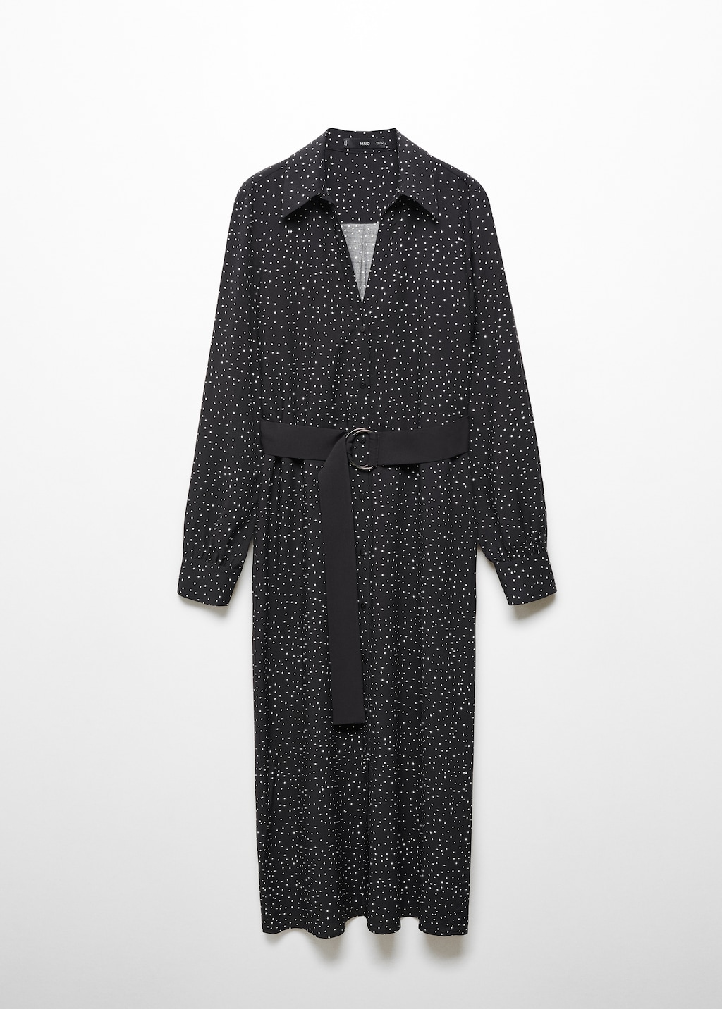 Polka dot shirt dress