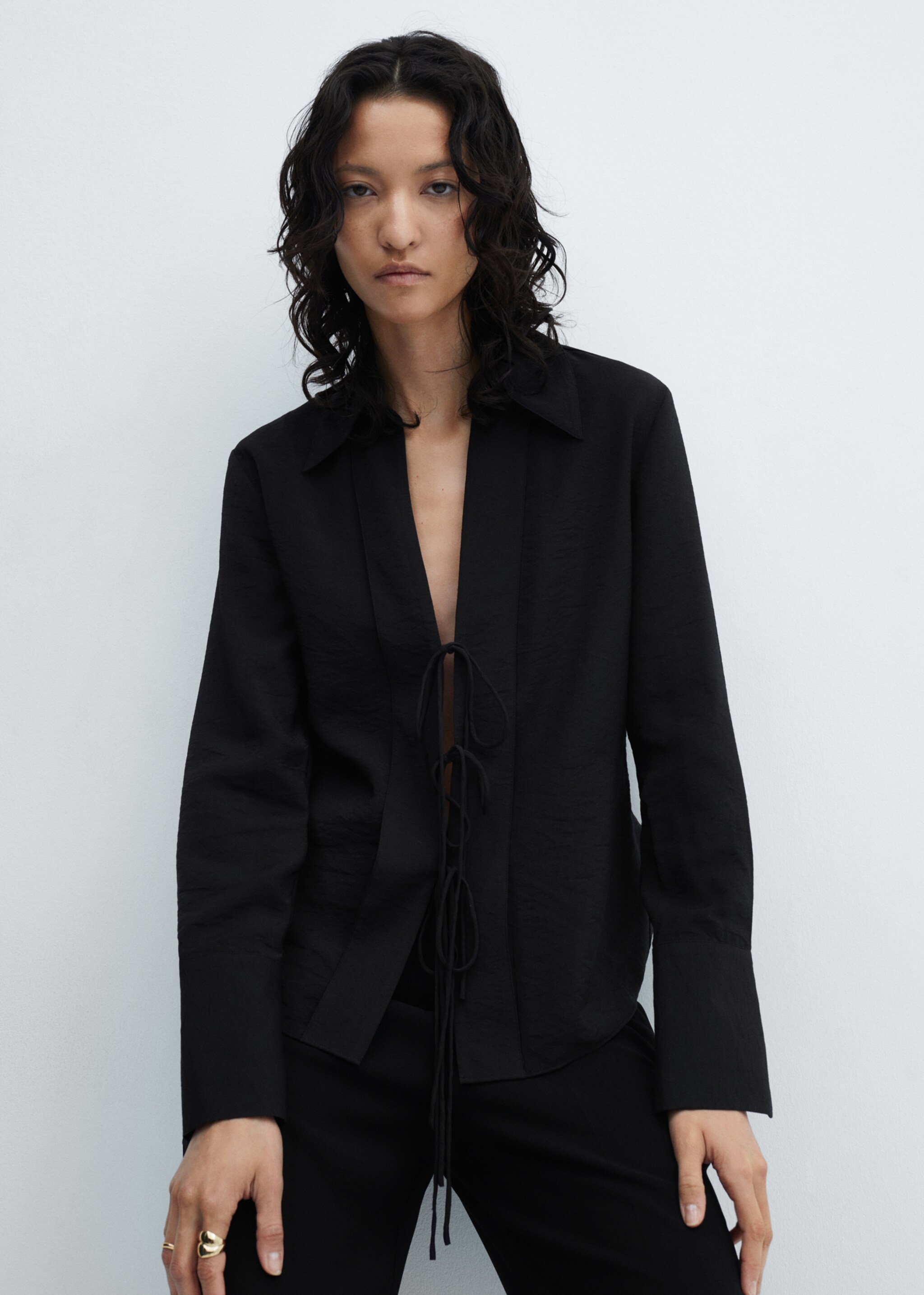 Blusa fluida fiocchi - Piano medio